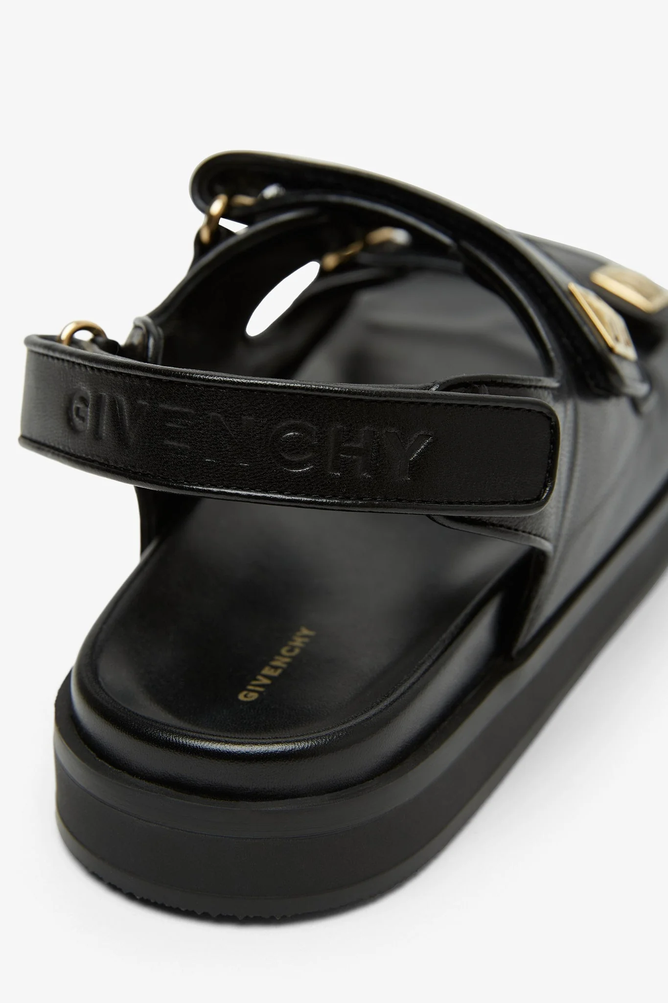 4G black strap flat sandals - Image 4