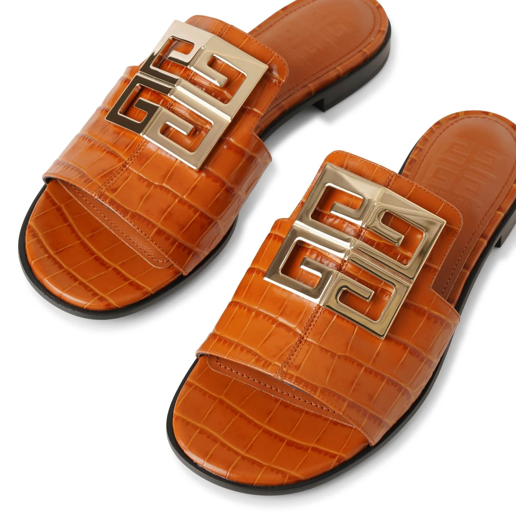 4G embossed leather sandals - Image 5
