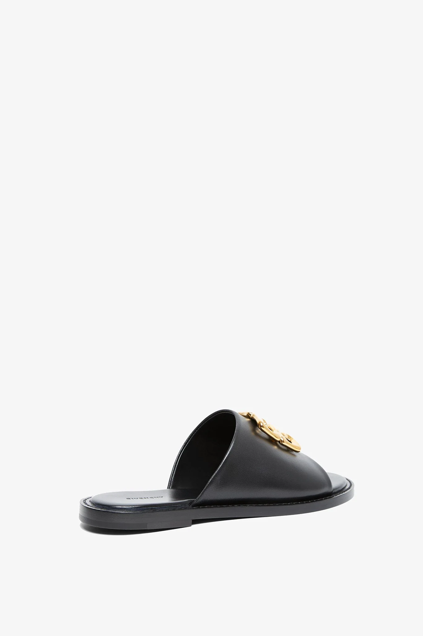4G liquid black flat mules - Image 3