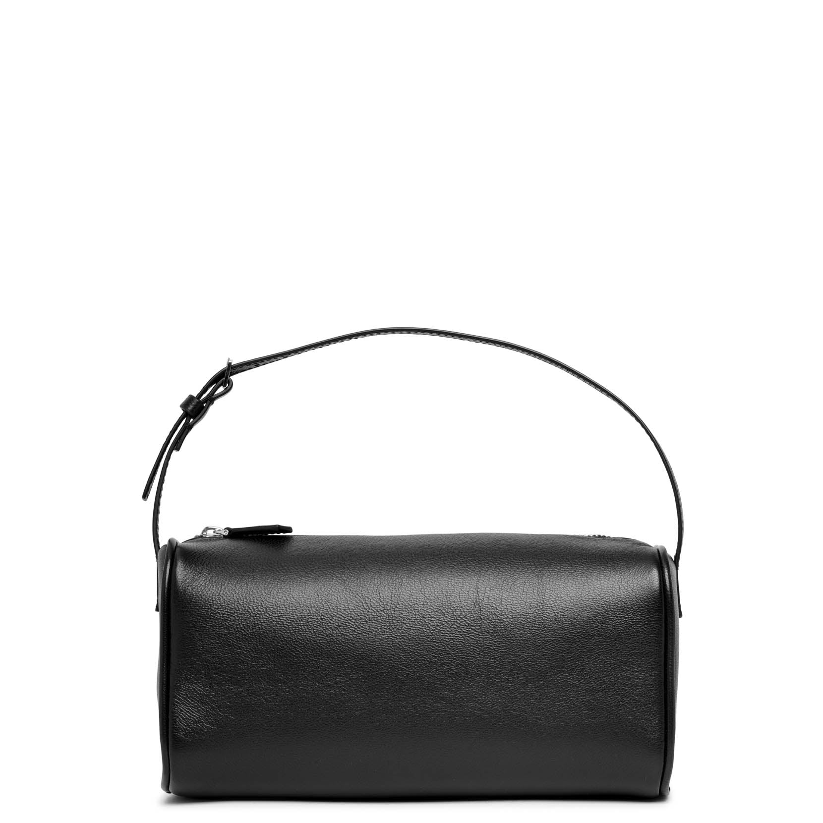 90's black leather bag