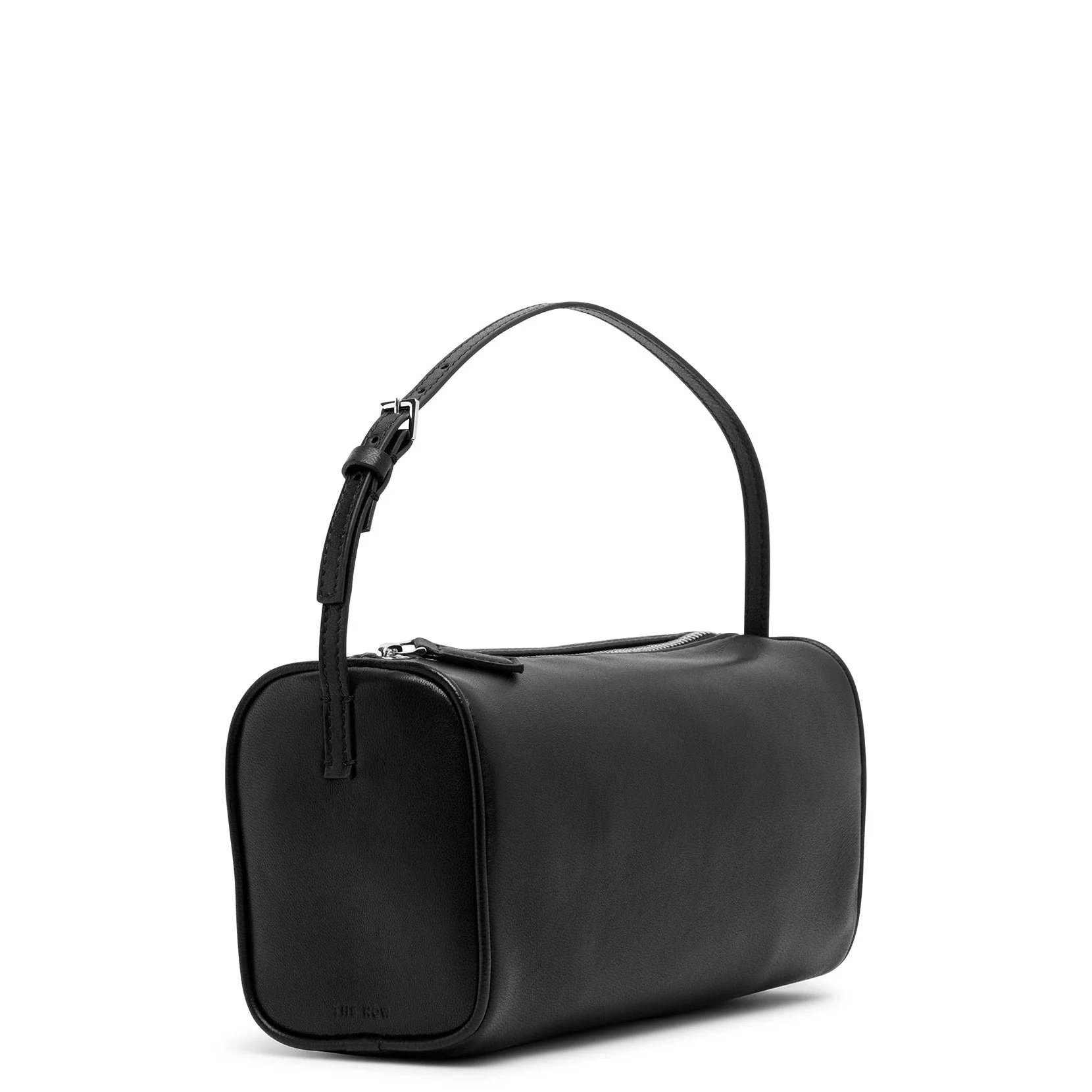90'S black leather bag - Image 3
