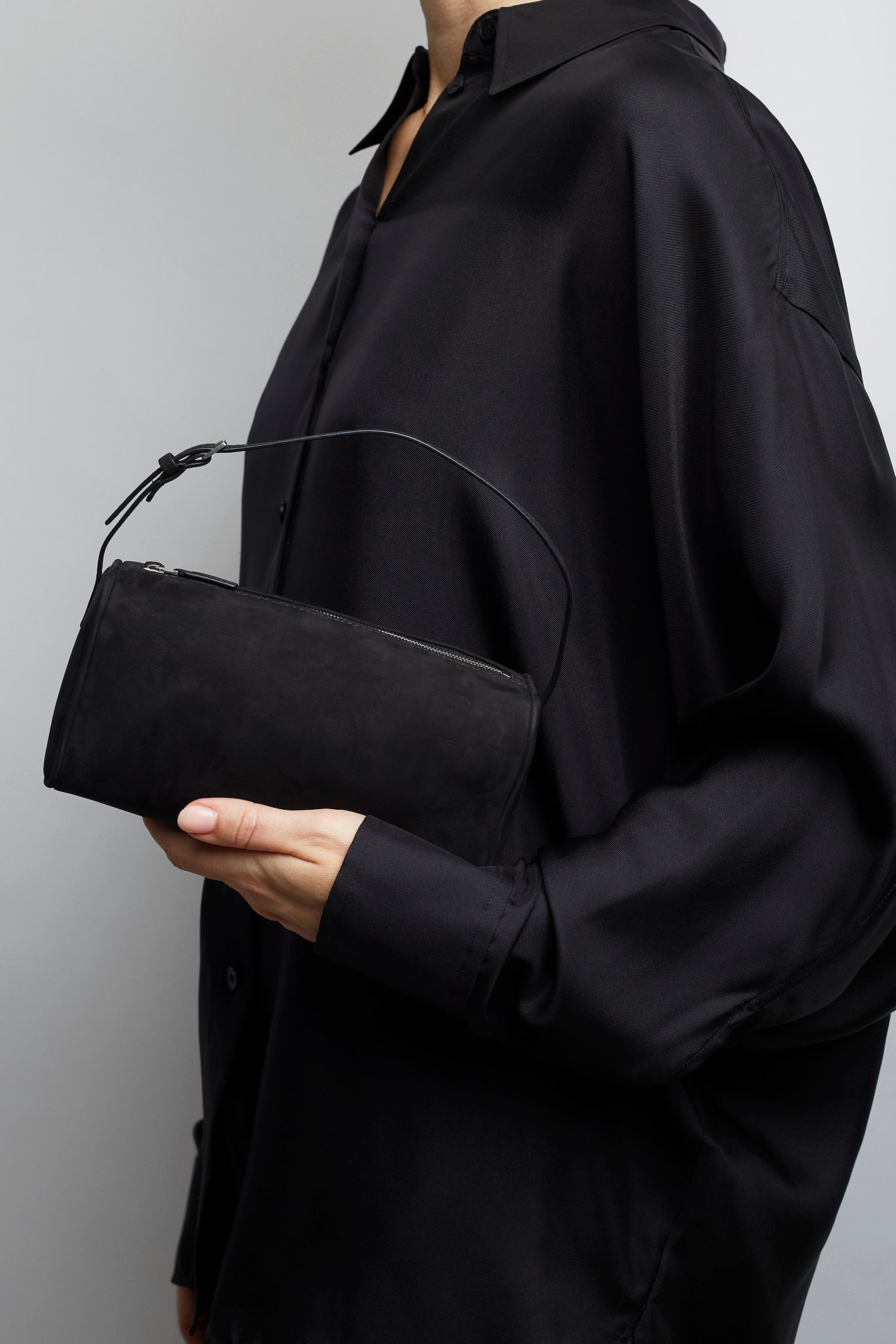 90'S black nubuck bag - Image 2