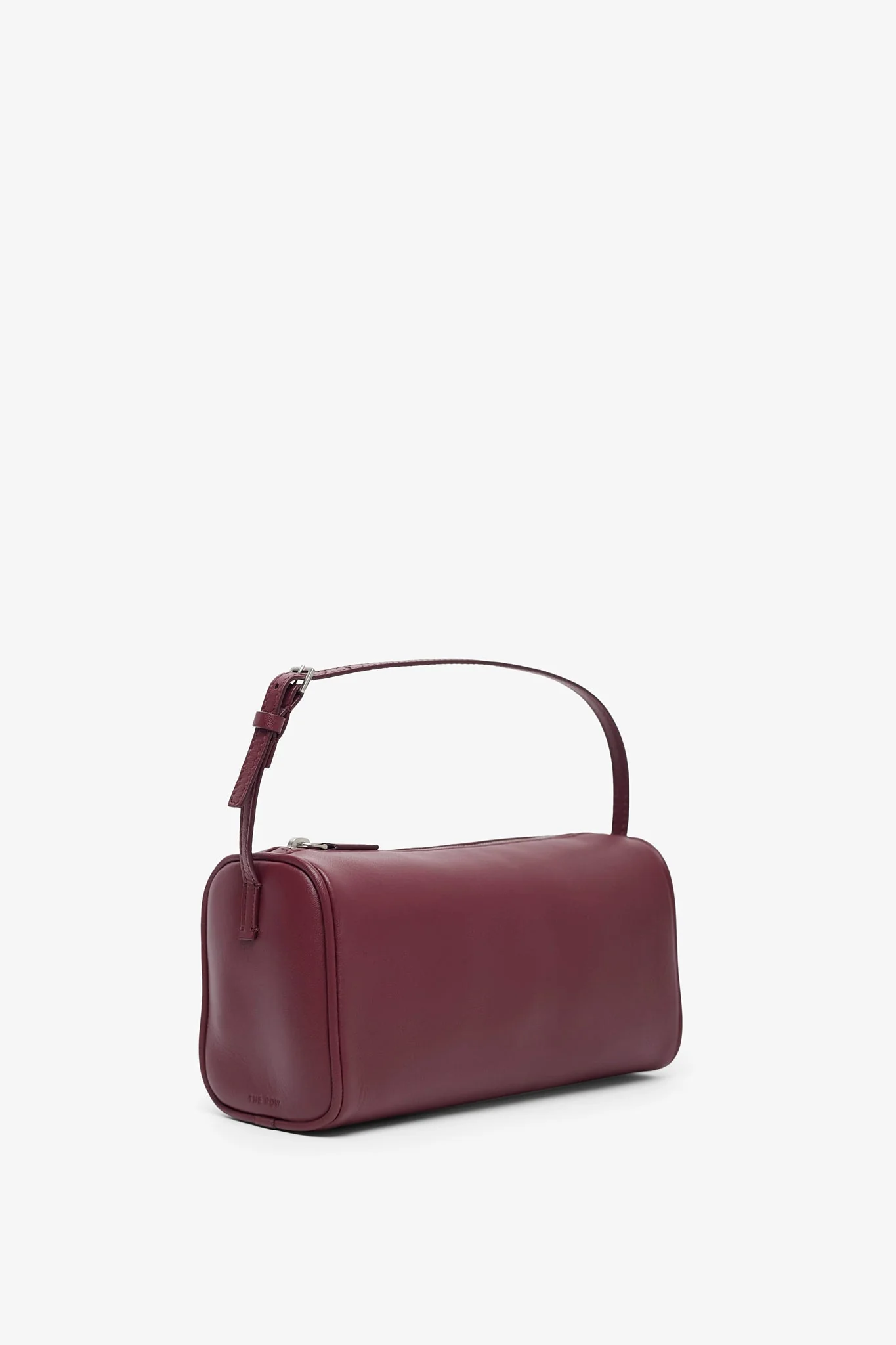 90'S burgundy leather bag - Image 3