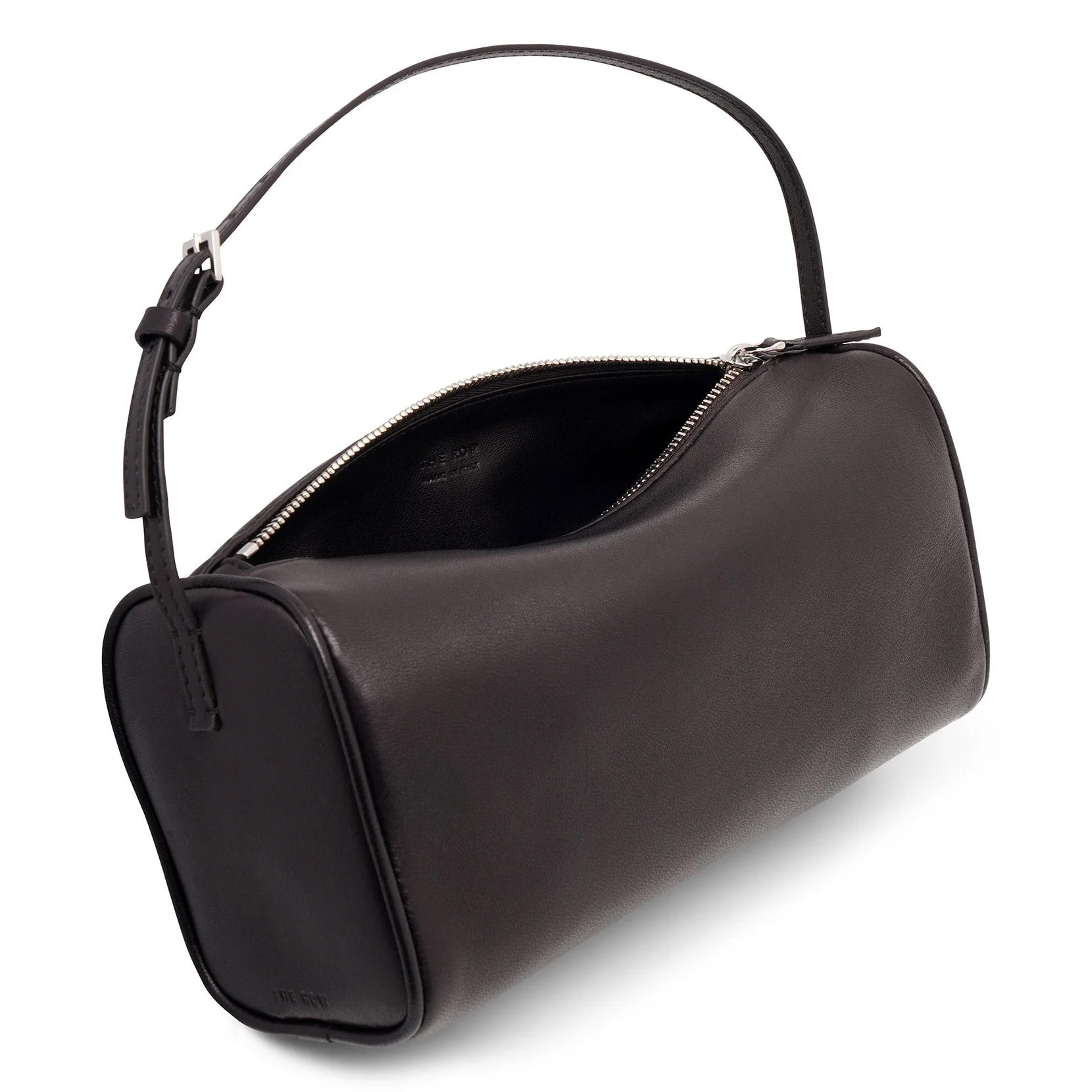 90'S dark brown leather bag - Image 5