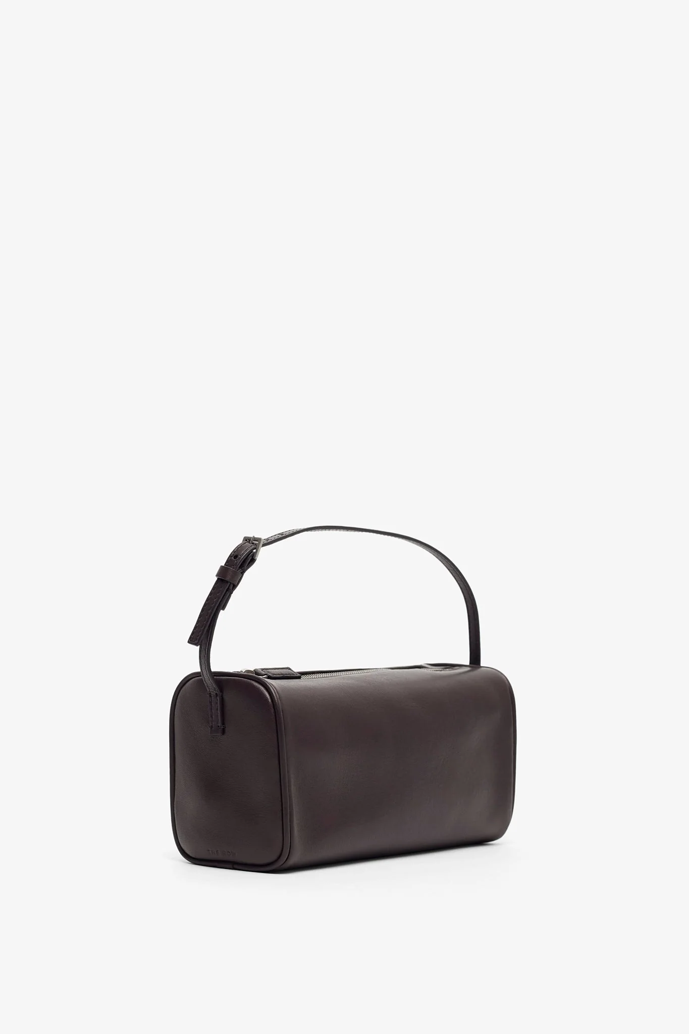90's dark grey nappa leather bag - Image 3