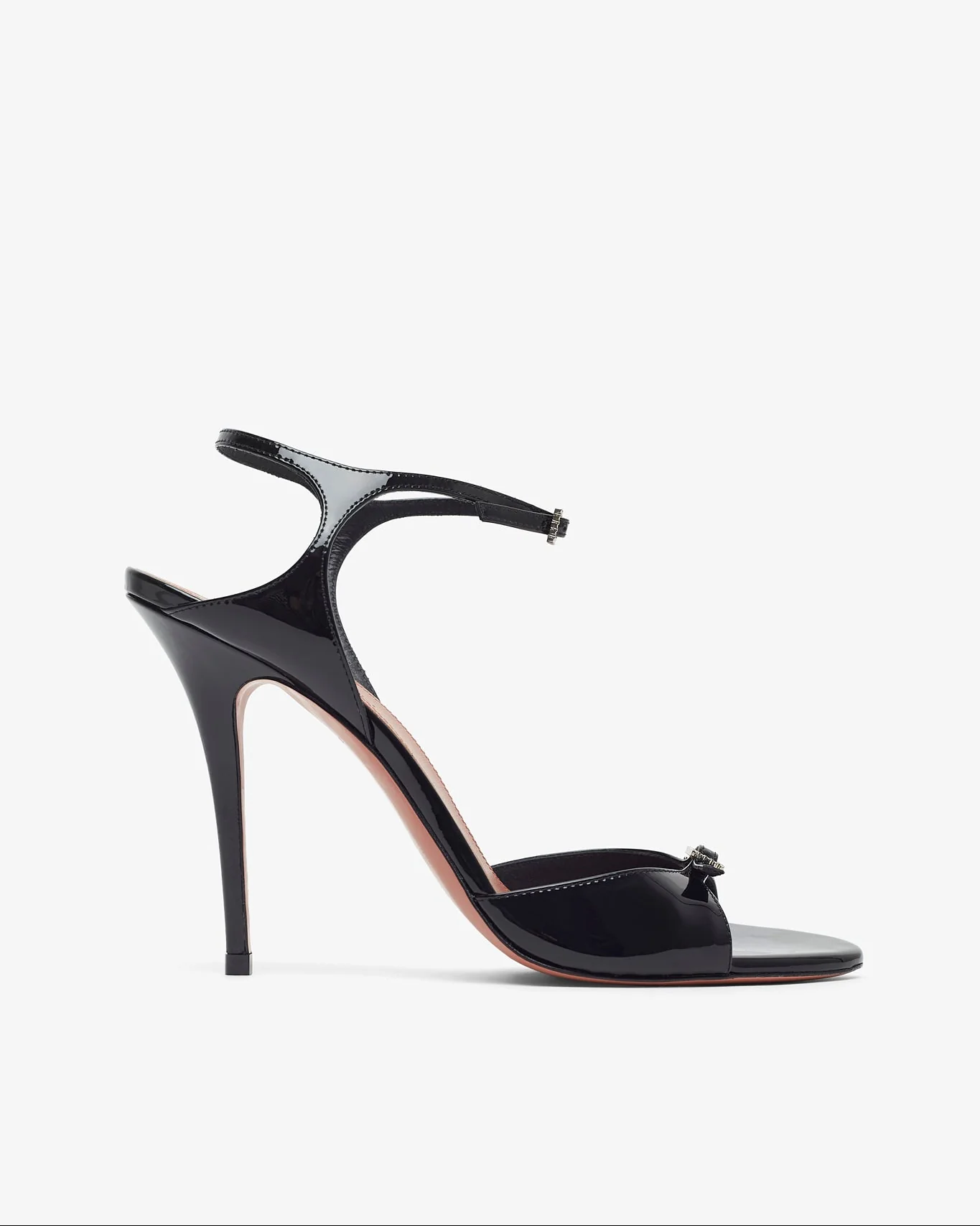 Adut 105 patent black sandals