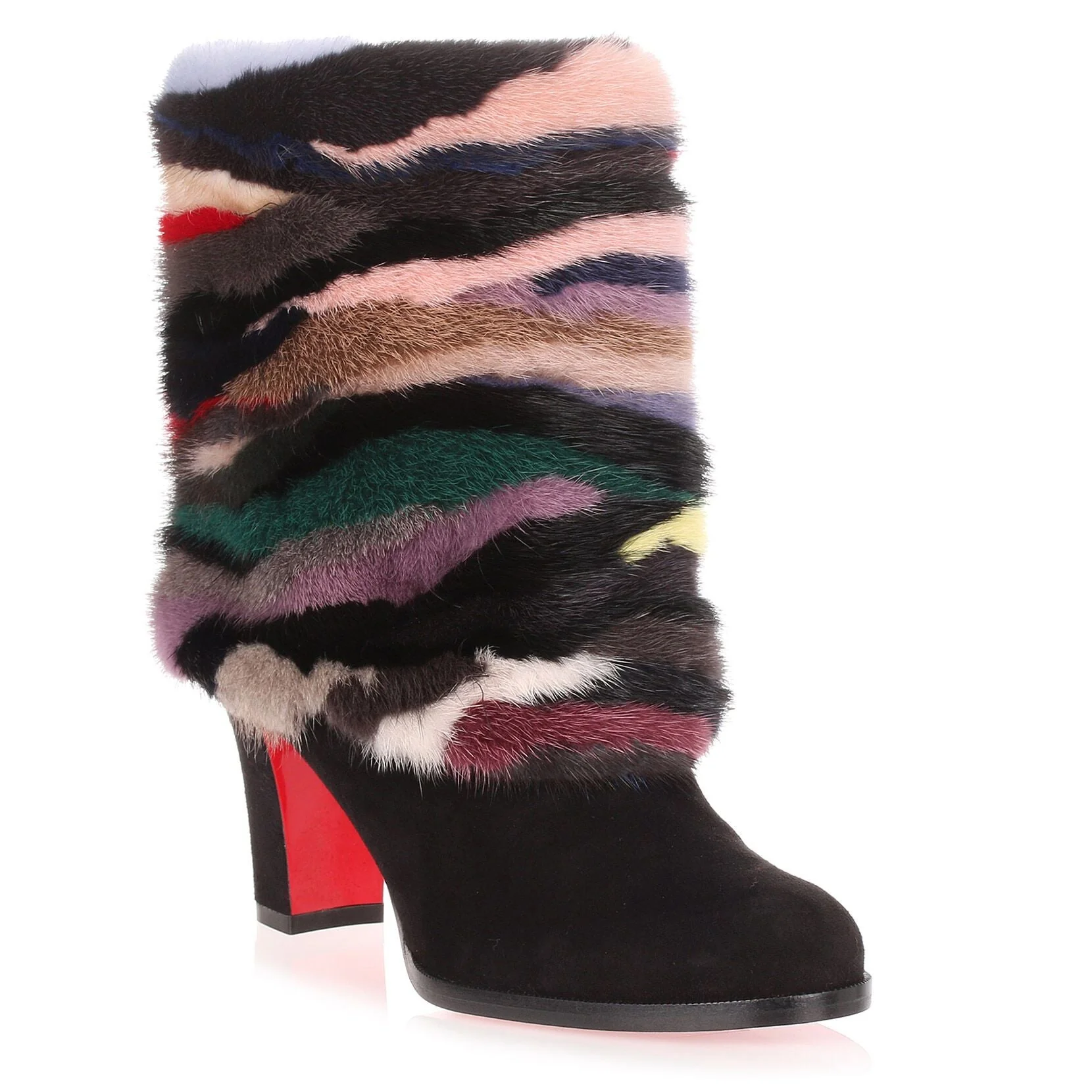 Alexandra 70 mink detailed bootie - Image 2