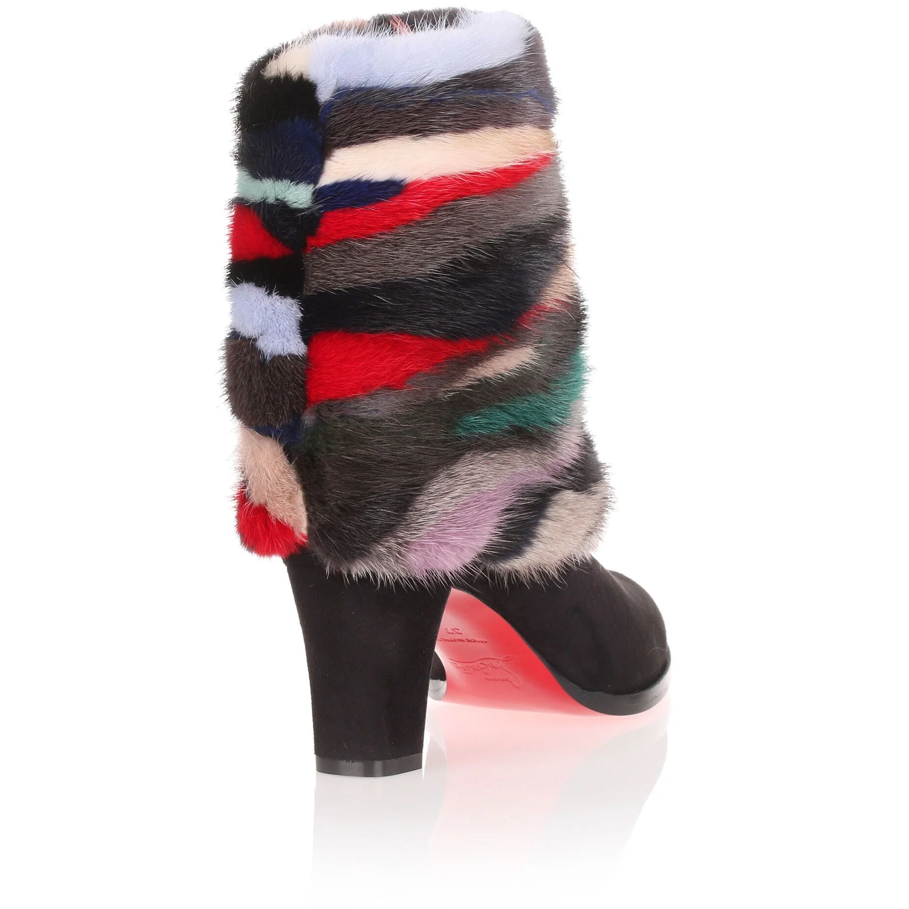 Alexandra 70 mink detailed bootie - Image 3