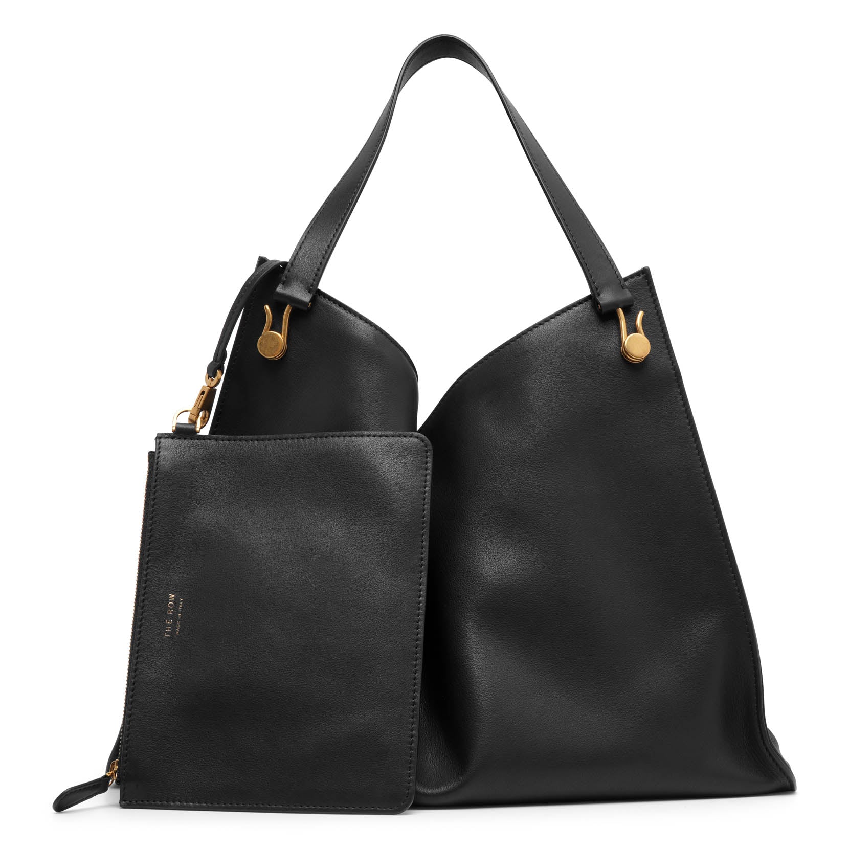 Alexia black leather top handle bag - Image 5