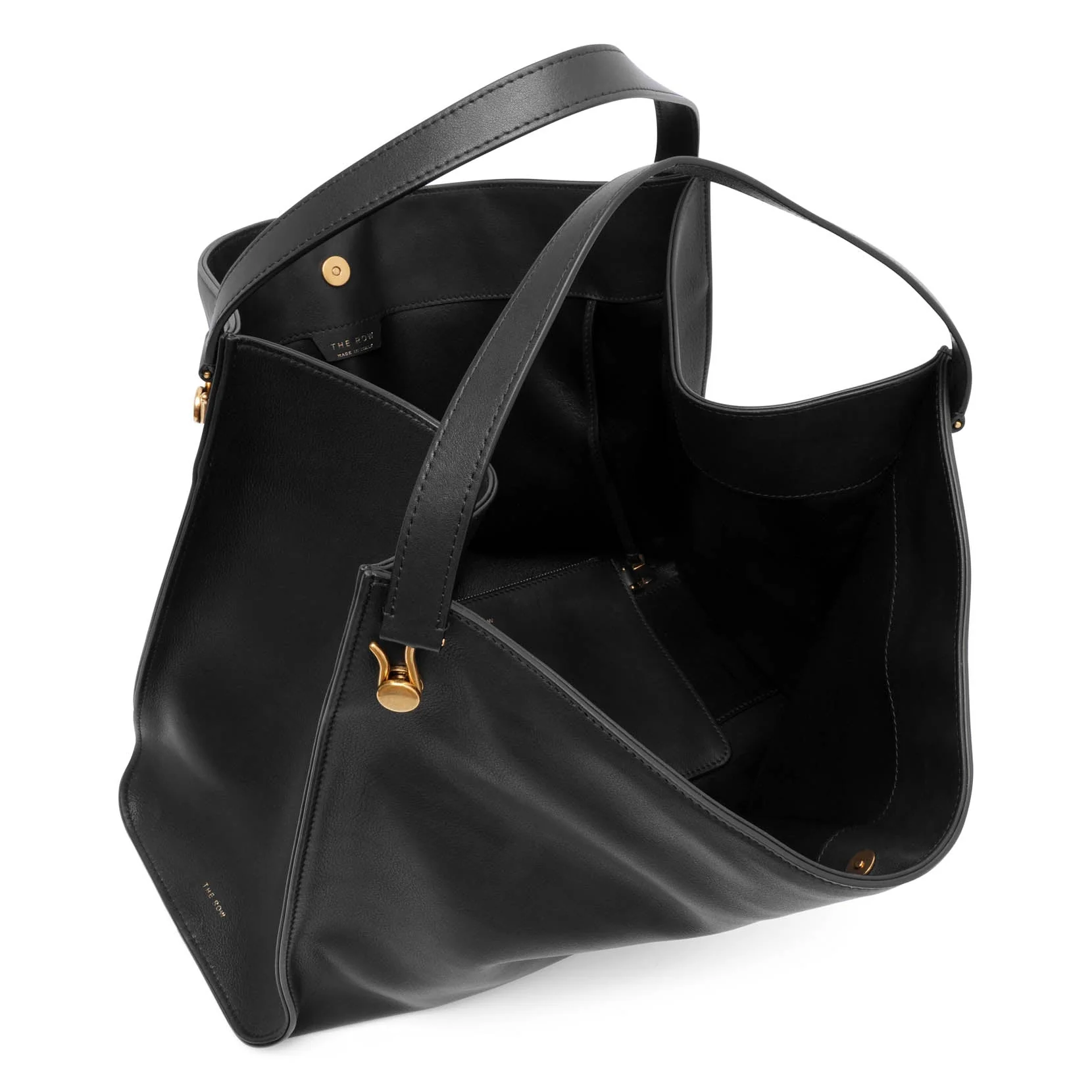 Alexia black leather top handle bag - Image 6