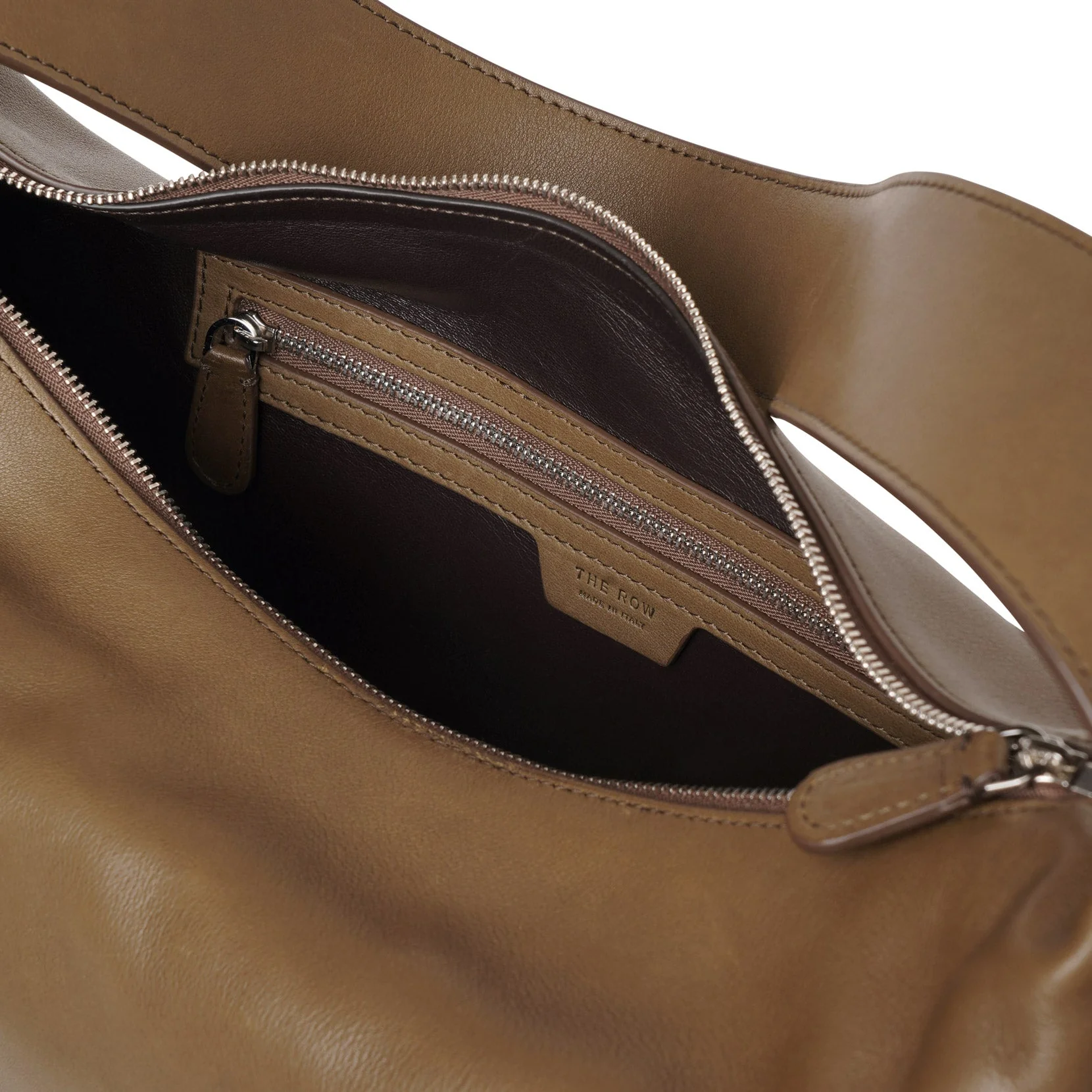 Allie brown leather shoulder bag - Image 5