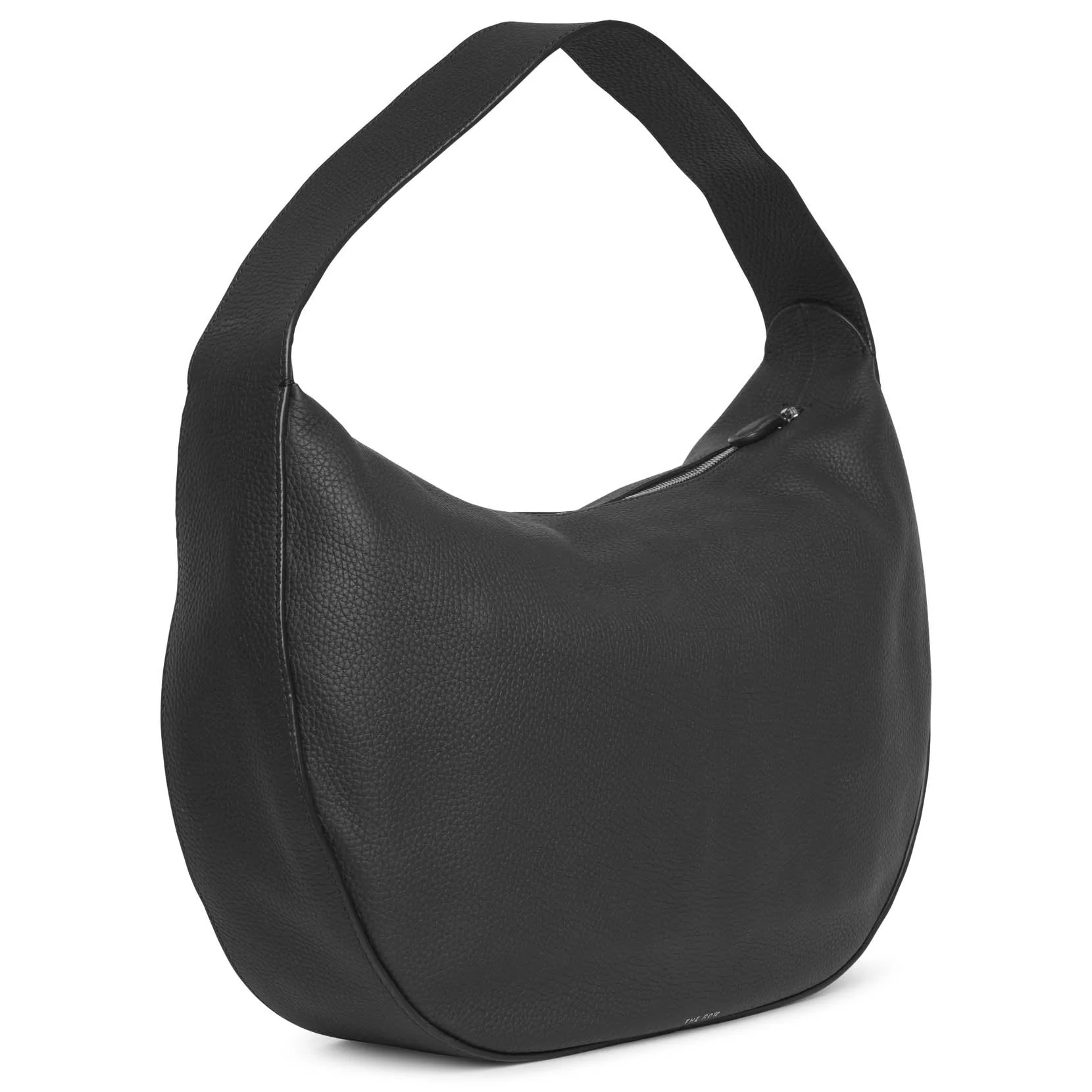 Allie matte grain black shoulder bag - Image 3