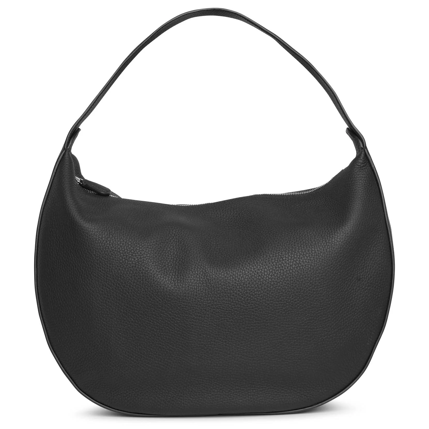Allie matte grain black shoulder bag - Image 4
