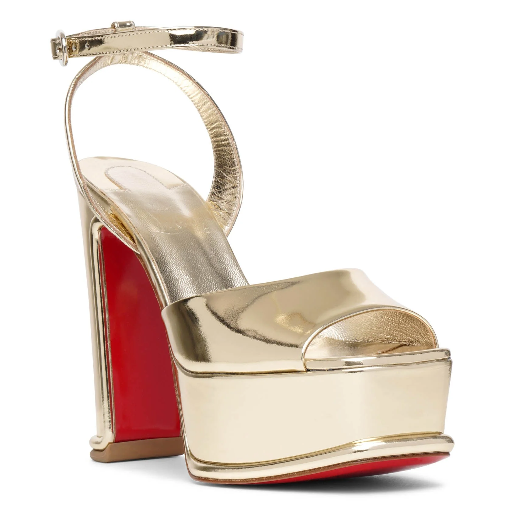 Amali Alta 130 metallic platform sandals - Image 3