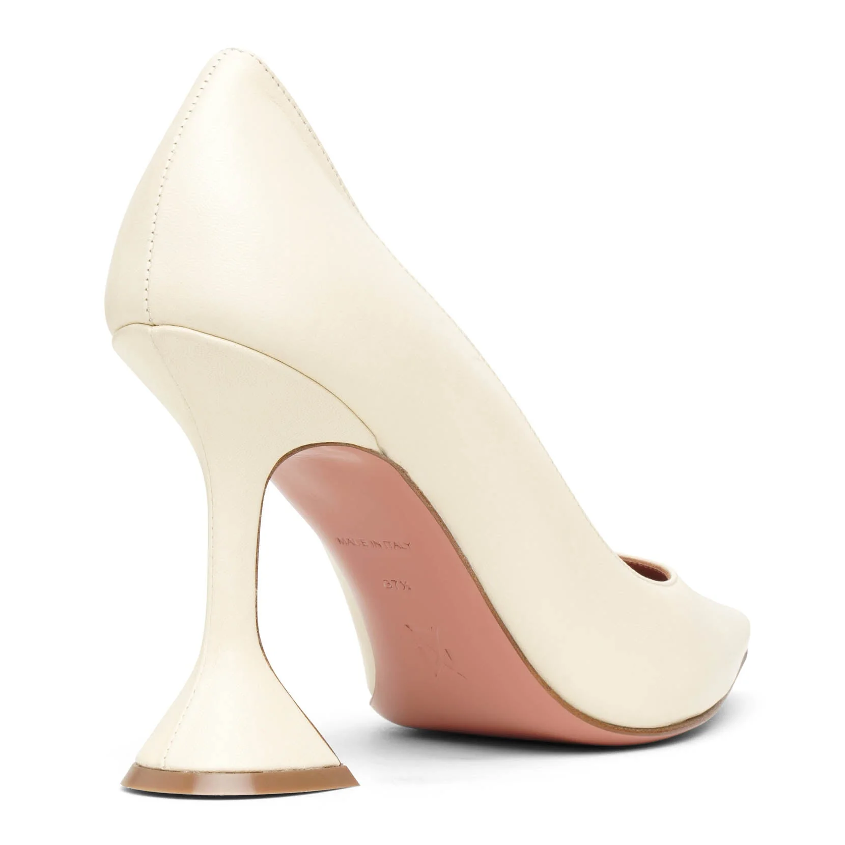 Ami pump 95 ivory leather pumps - Image 4