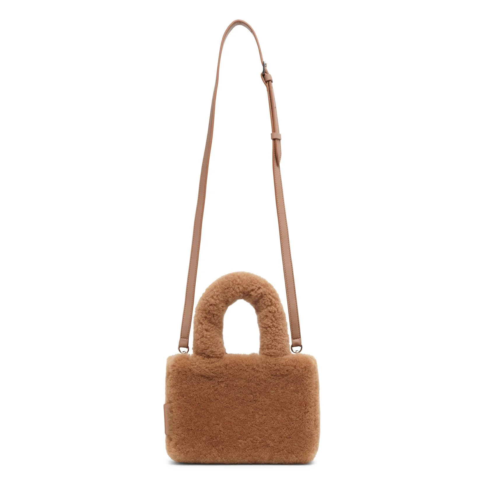 Amini Giuly brown shearling bag - Image 3