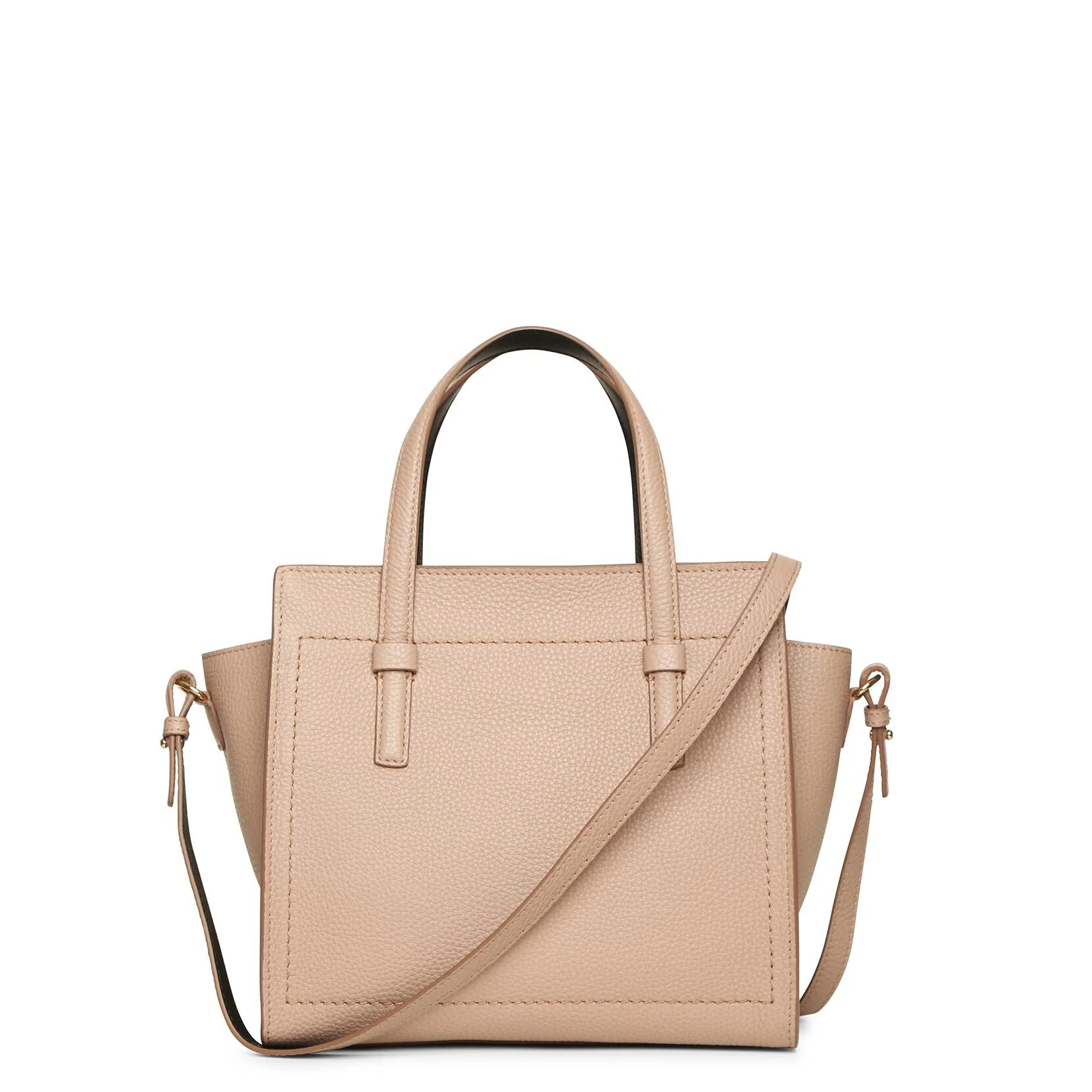Amy S beige leather tote bag - Image 3