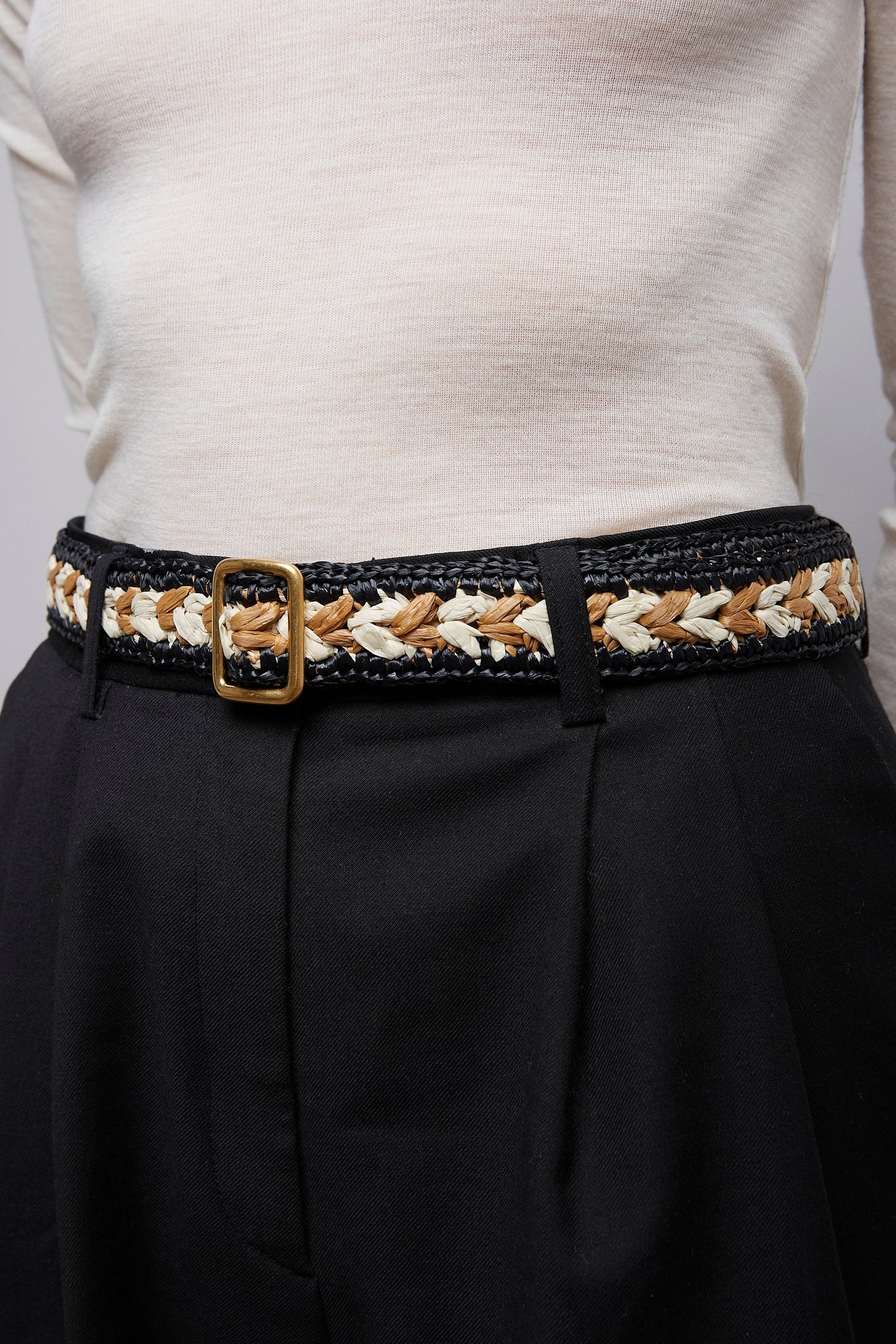 Ana woven leather belt - Image 2