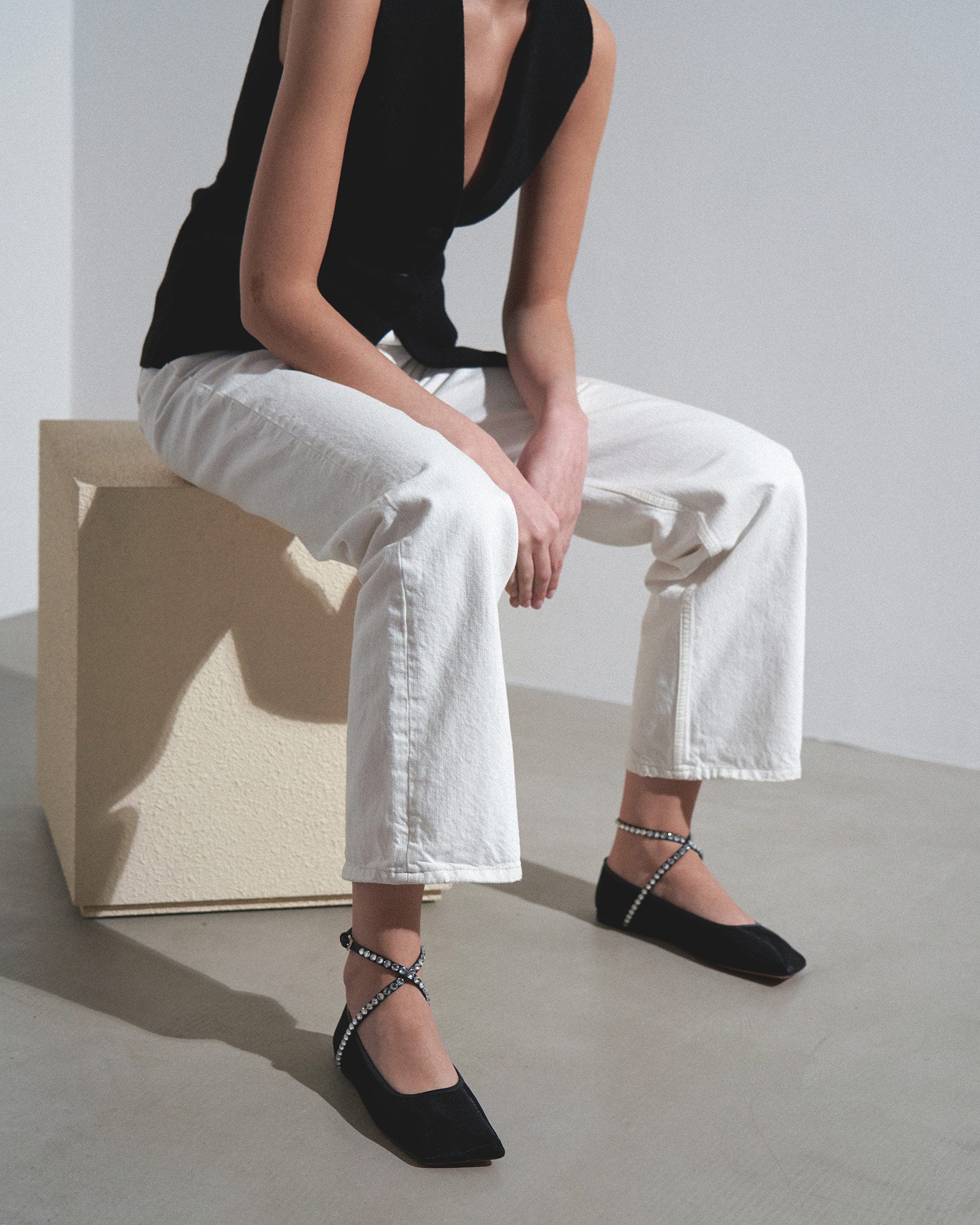 Ane mesh black flats - Image 2