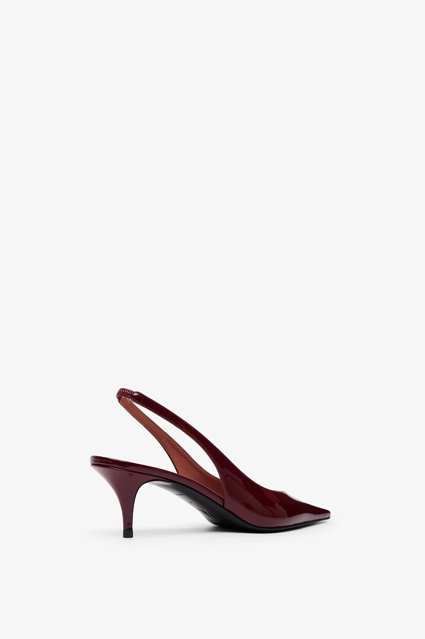 Anok 55 dark red patent slingbacks - Image 3