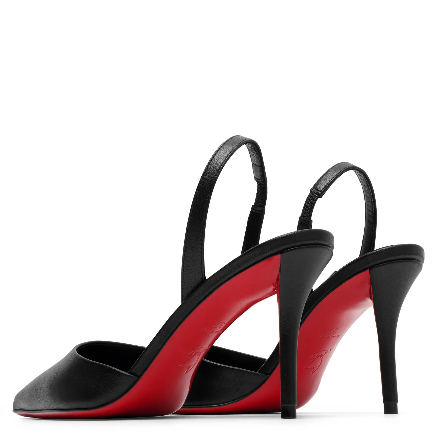 Apostropha 80 black leather slingbacks - Image 6