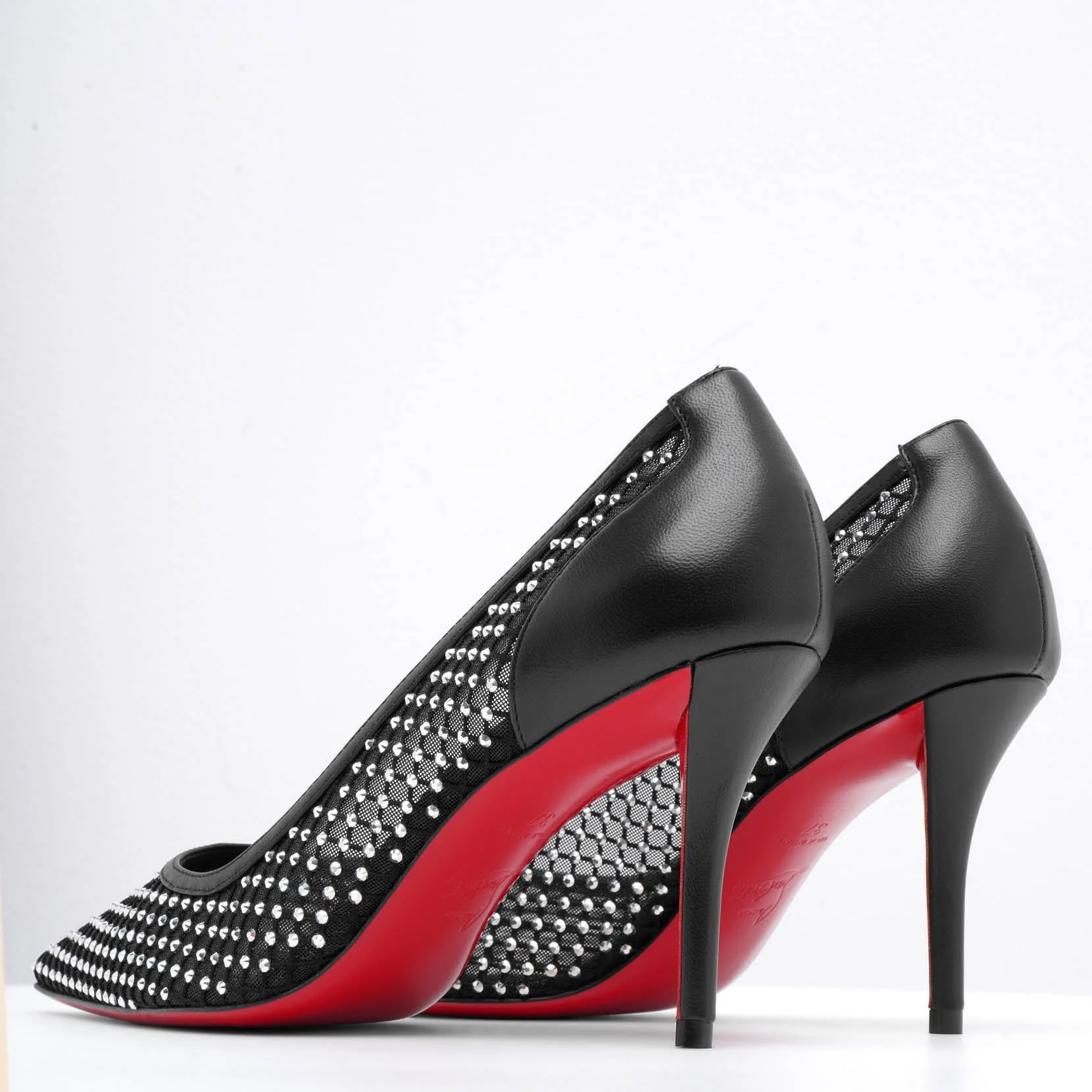 Apostropha 80 black mesh pumps - Image 5
