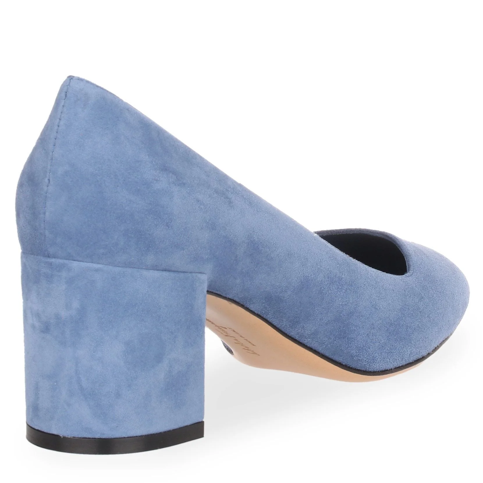 Arezzo 55 blue suede pump - Image 3
