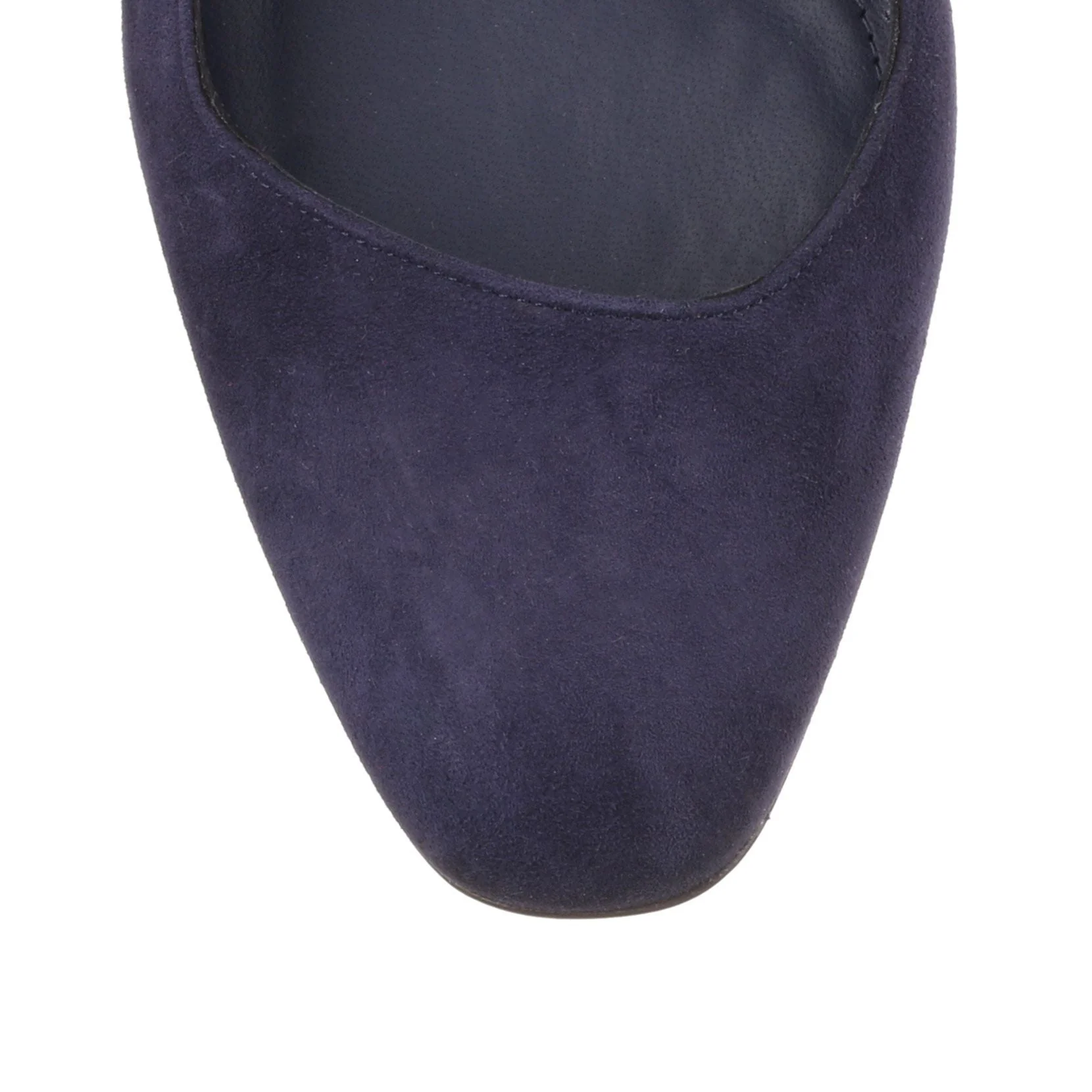 Arezzo 55 navy suede pump - Image 4