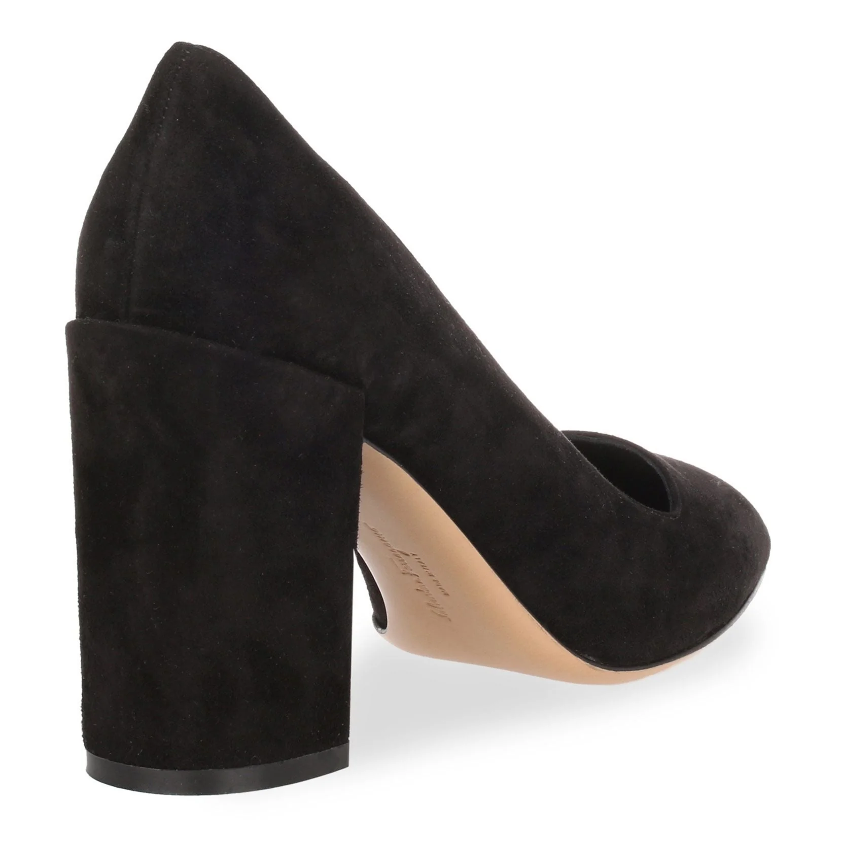 Arezzo 85 black suede pump - Image 3