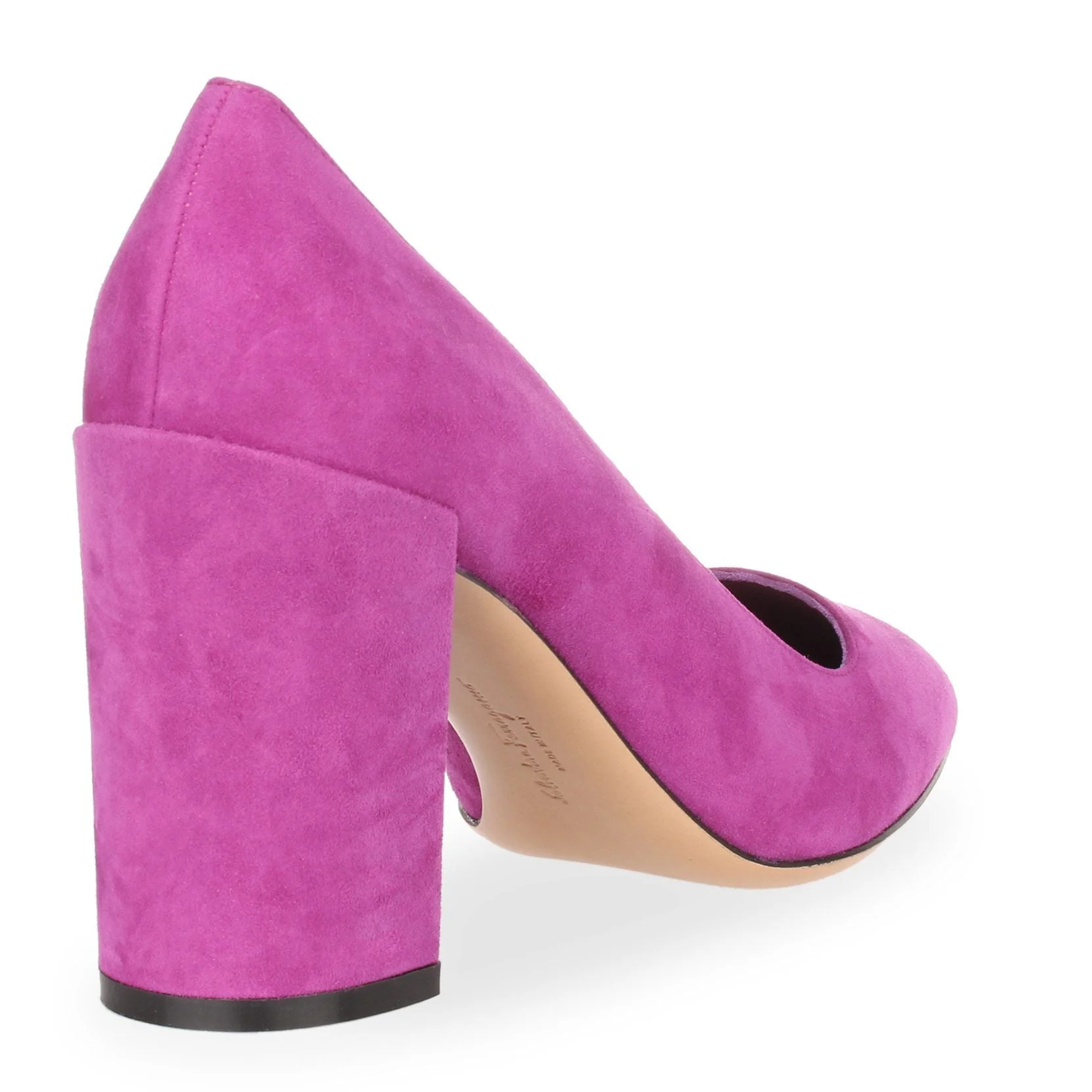Arezzo 85 pink suede pump - Image 3