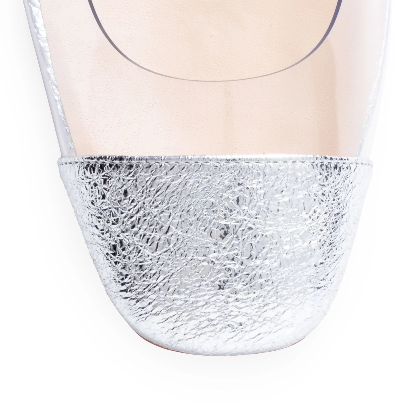 Asticocotte 55 silver patent leather pumps - Image 4