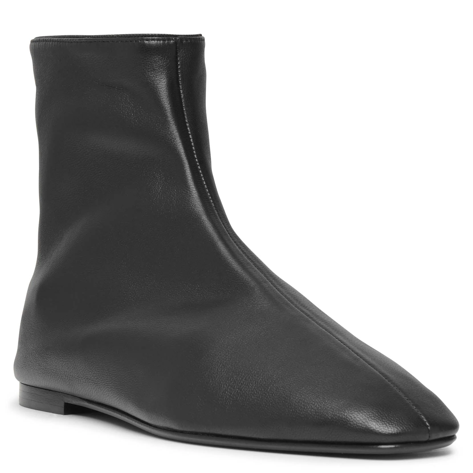 Ava black leather boots - Image 3