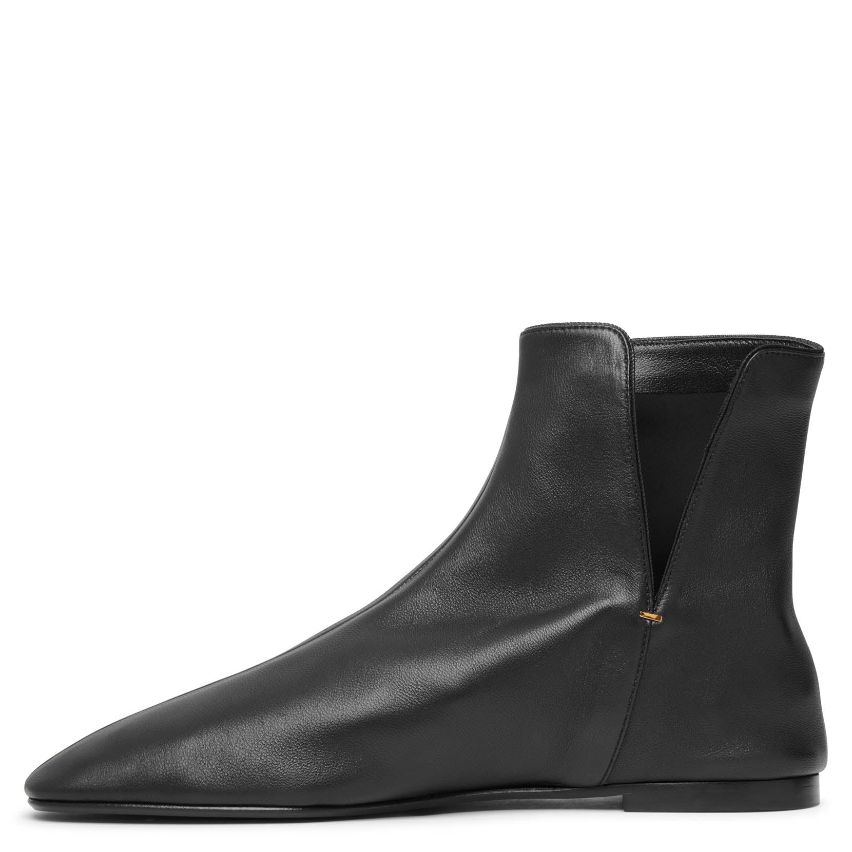 Ava black leather boots - Image 5