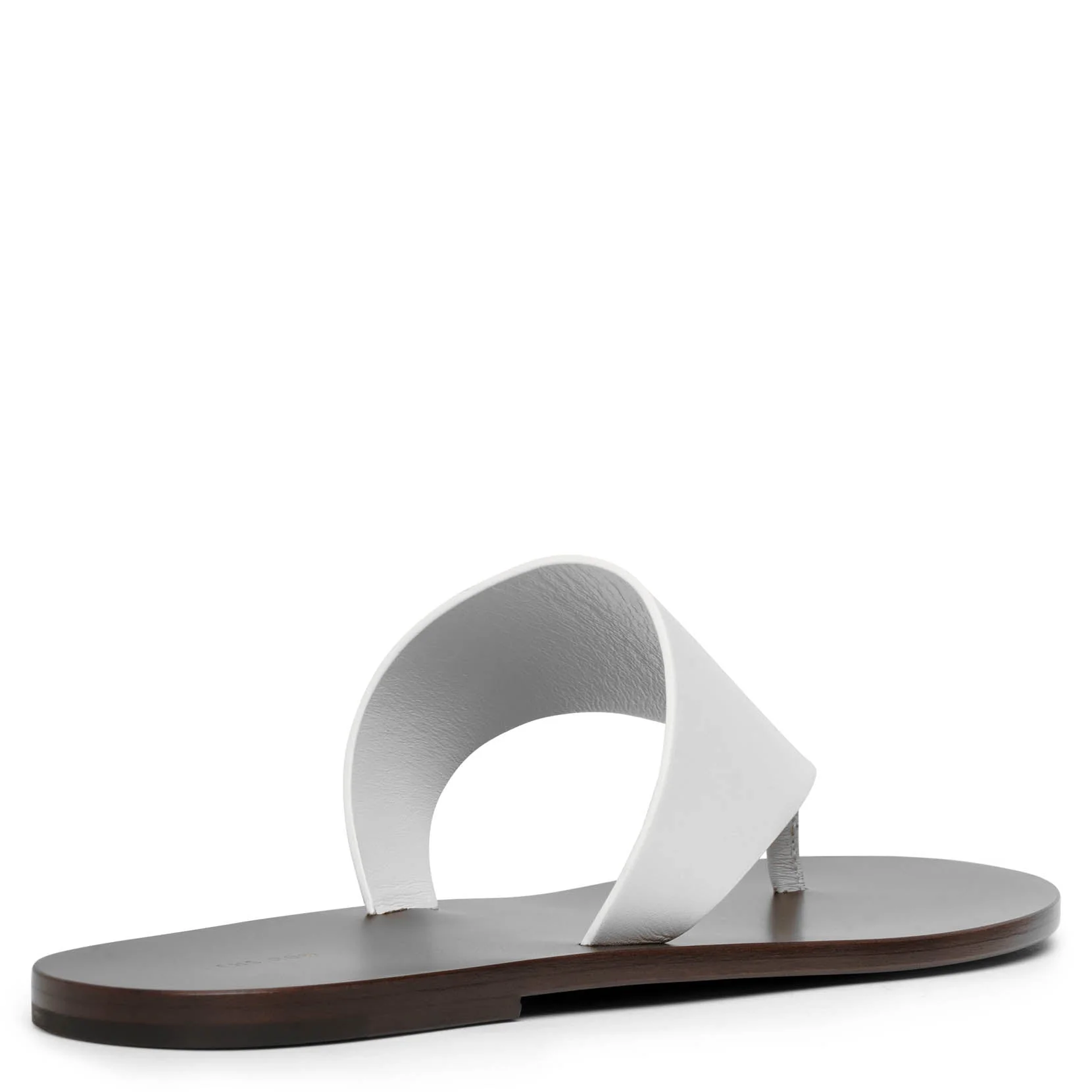 Avery white leather thong sandals - Image 4