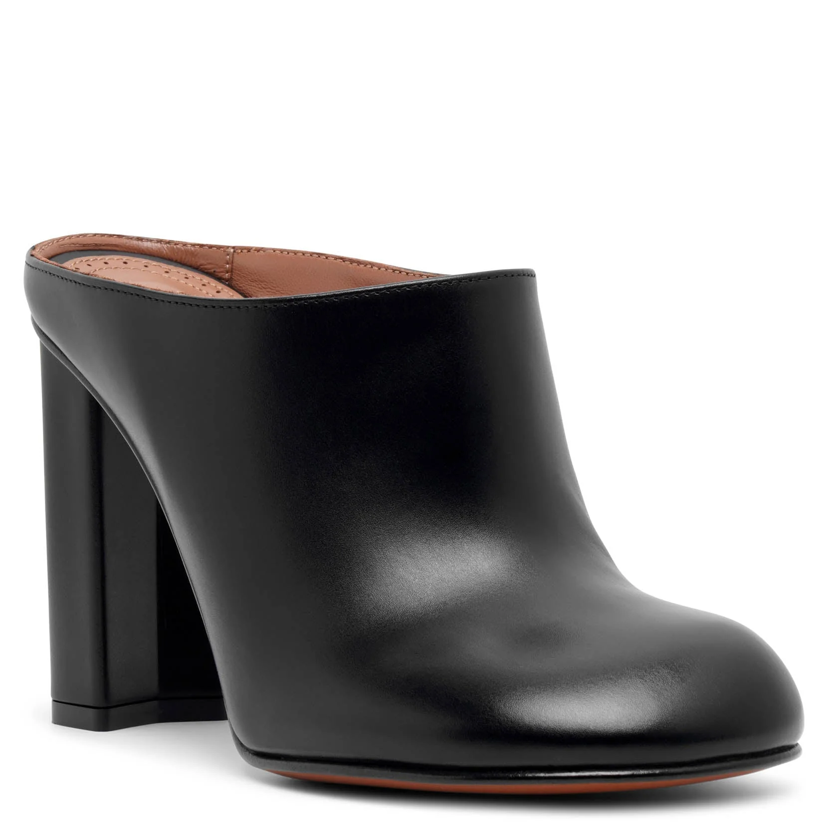 Babylone black leather mules - Image 3