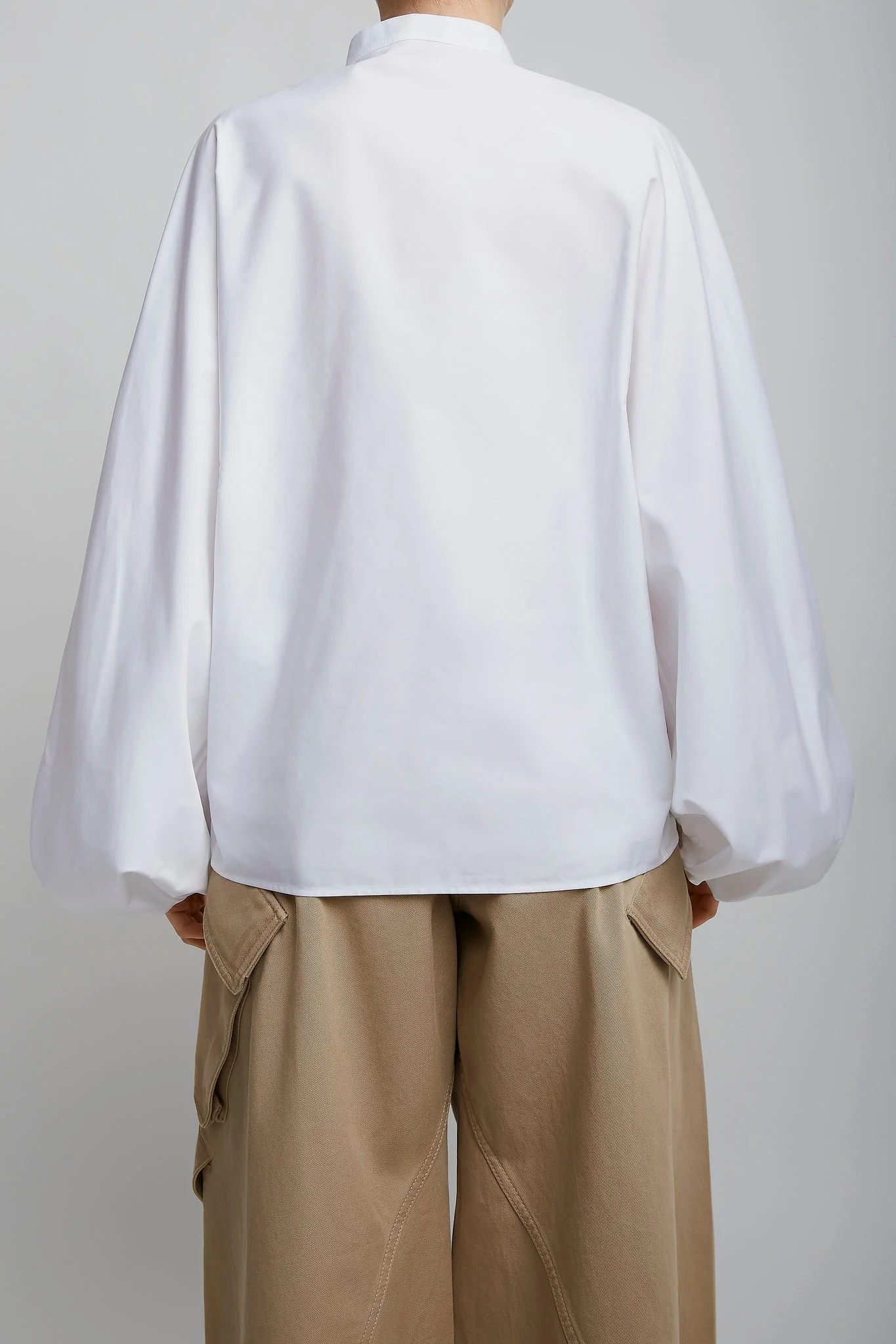Poplin balloon shirt - Image 3