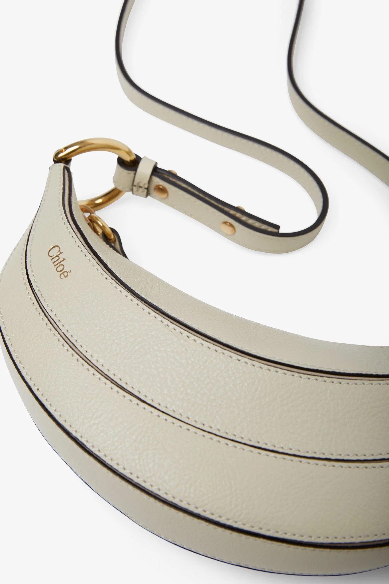 Banana beige leather crossbody bag - Image 4