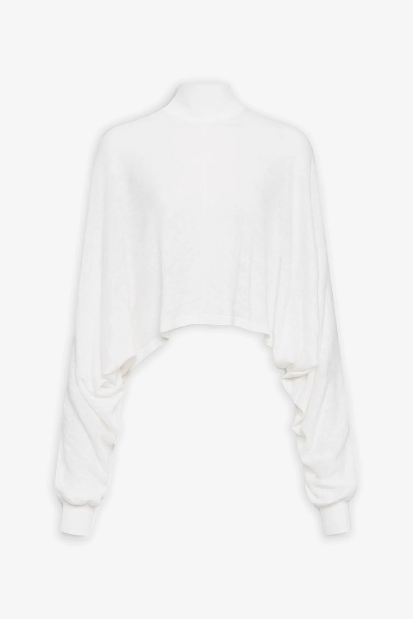Batwing white jumper