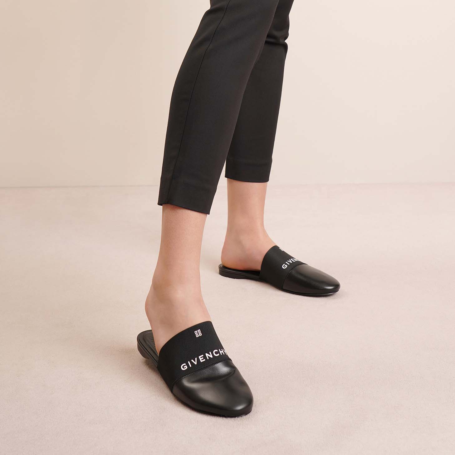 Bedford 4G black flat mules - Image 6