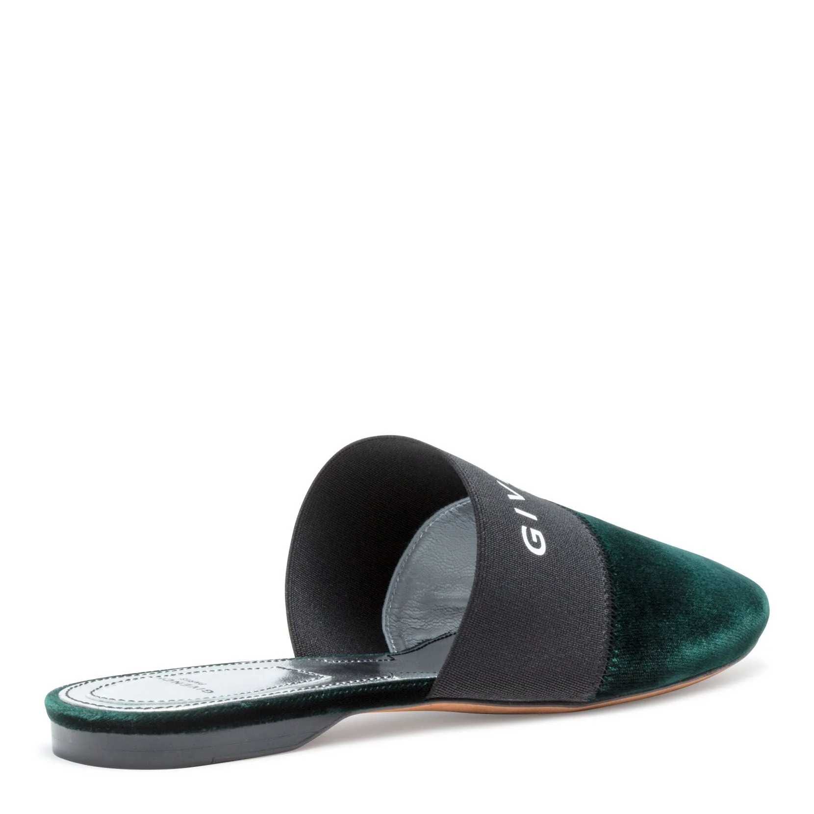 Bedford Dark Green Velvet Mules - Image 3