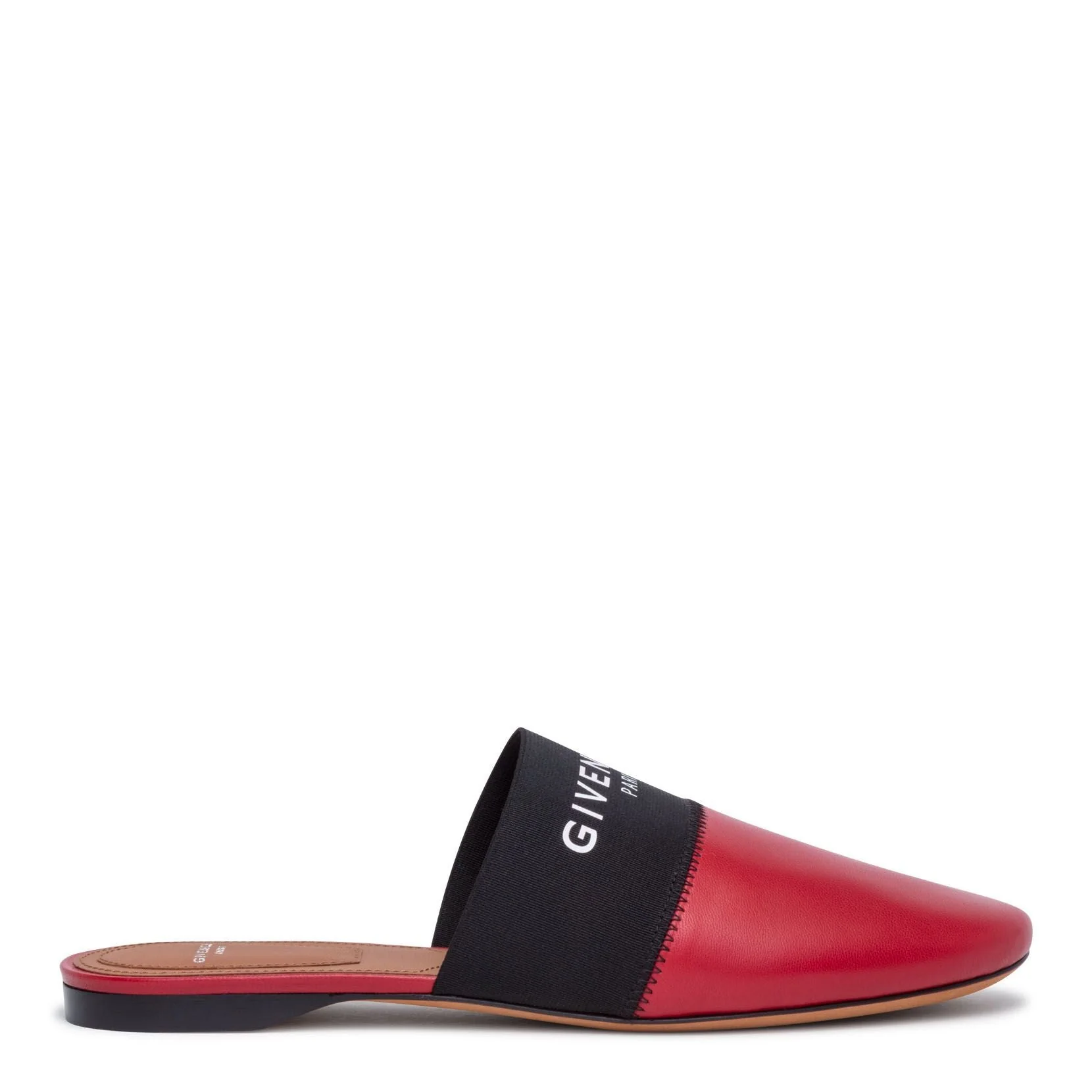 Bedford flat dark red mules - Image 2