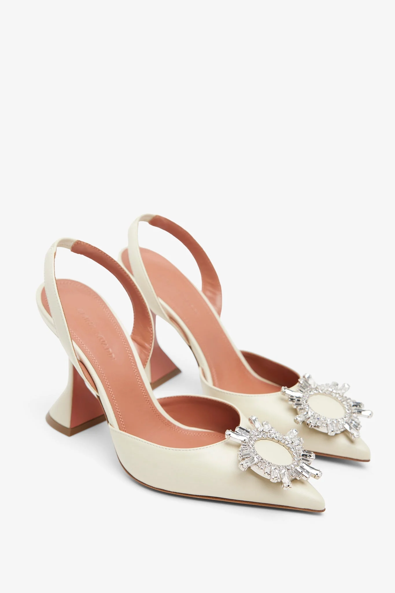Begum 95 white leather slingbacks - Image 4