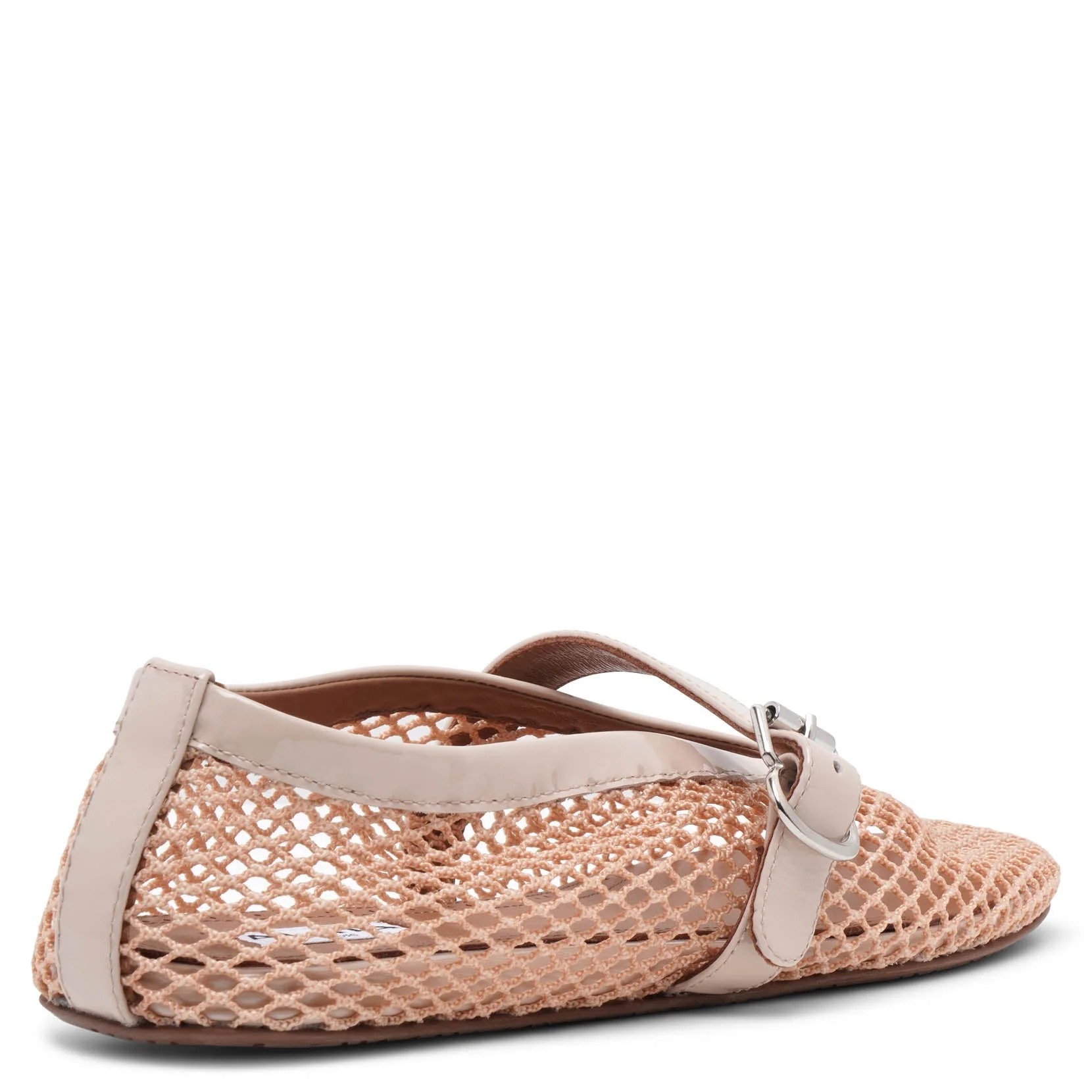 Beige mesh ballet flats - Image 4