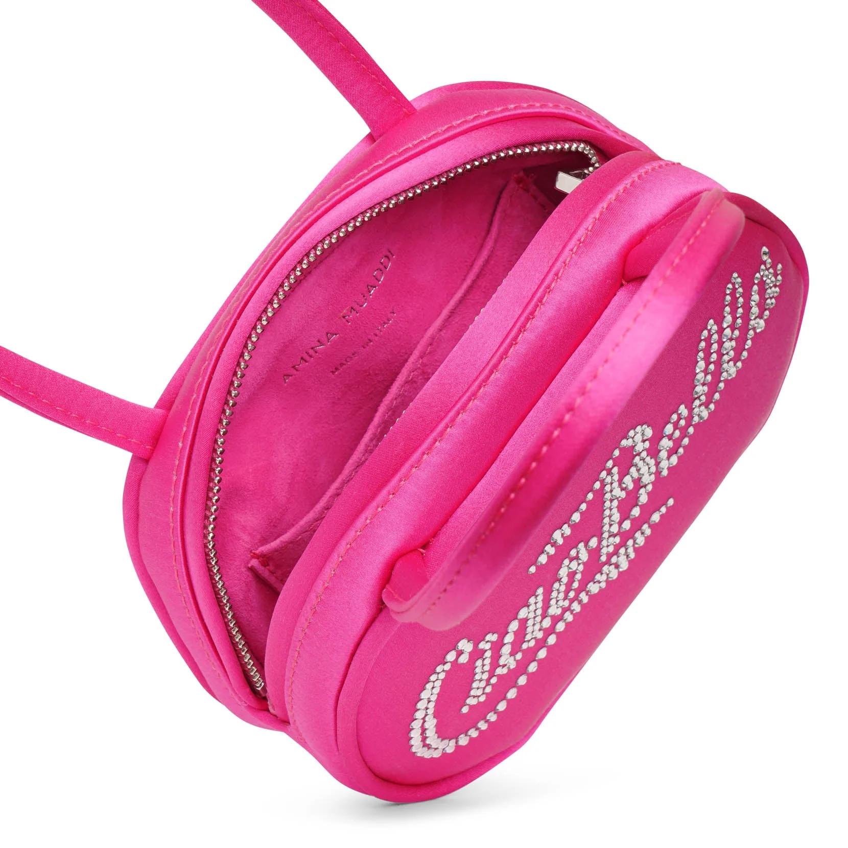 Bella pink satin mini tote - Image 5