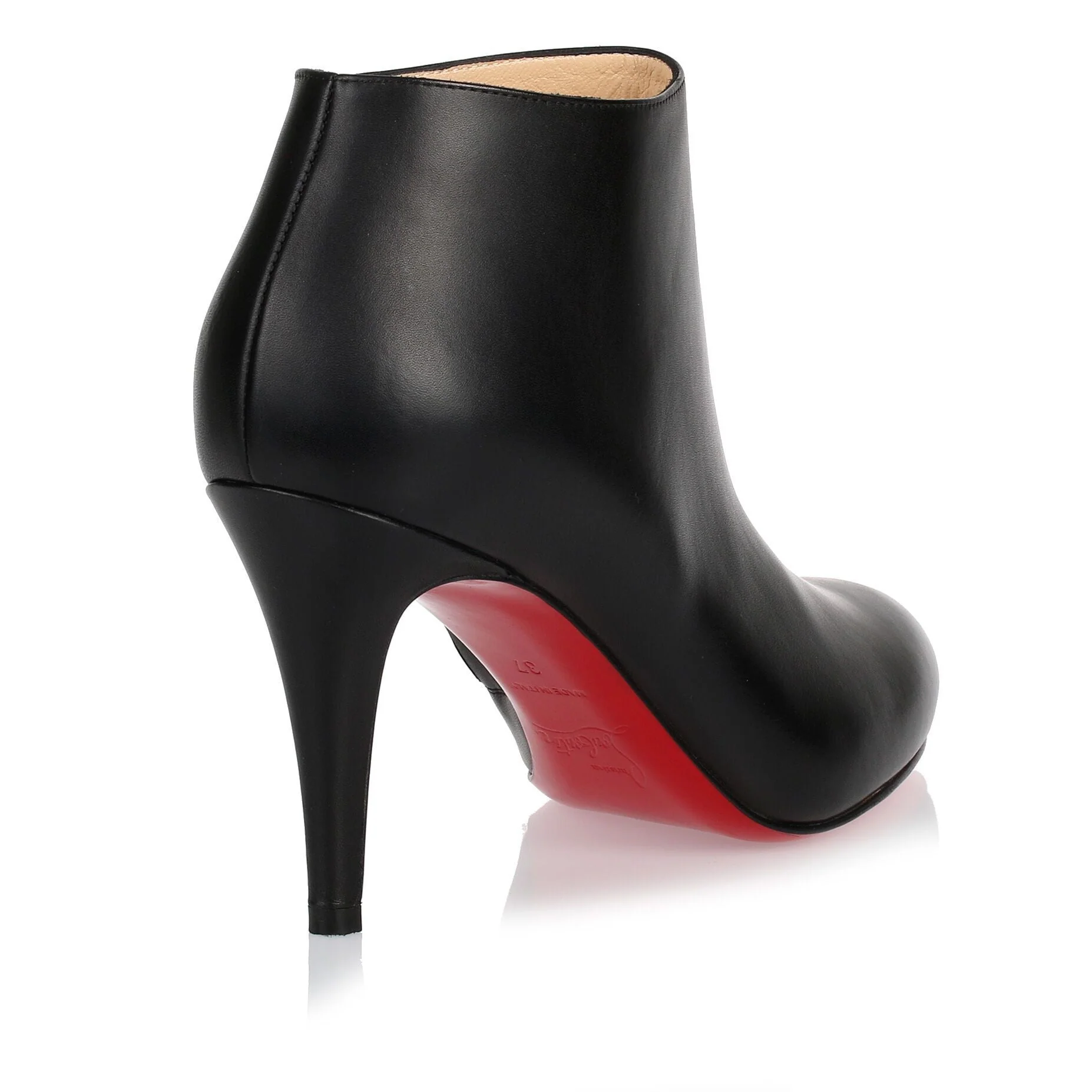 Belle 85 black leather ankle boot - Image 3