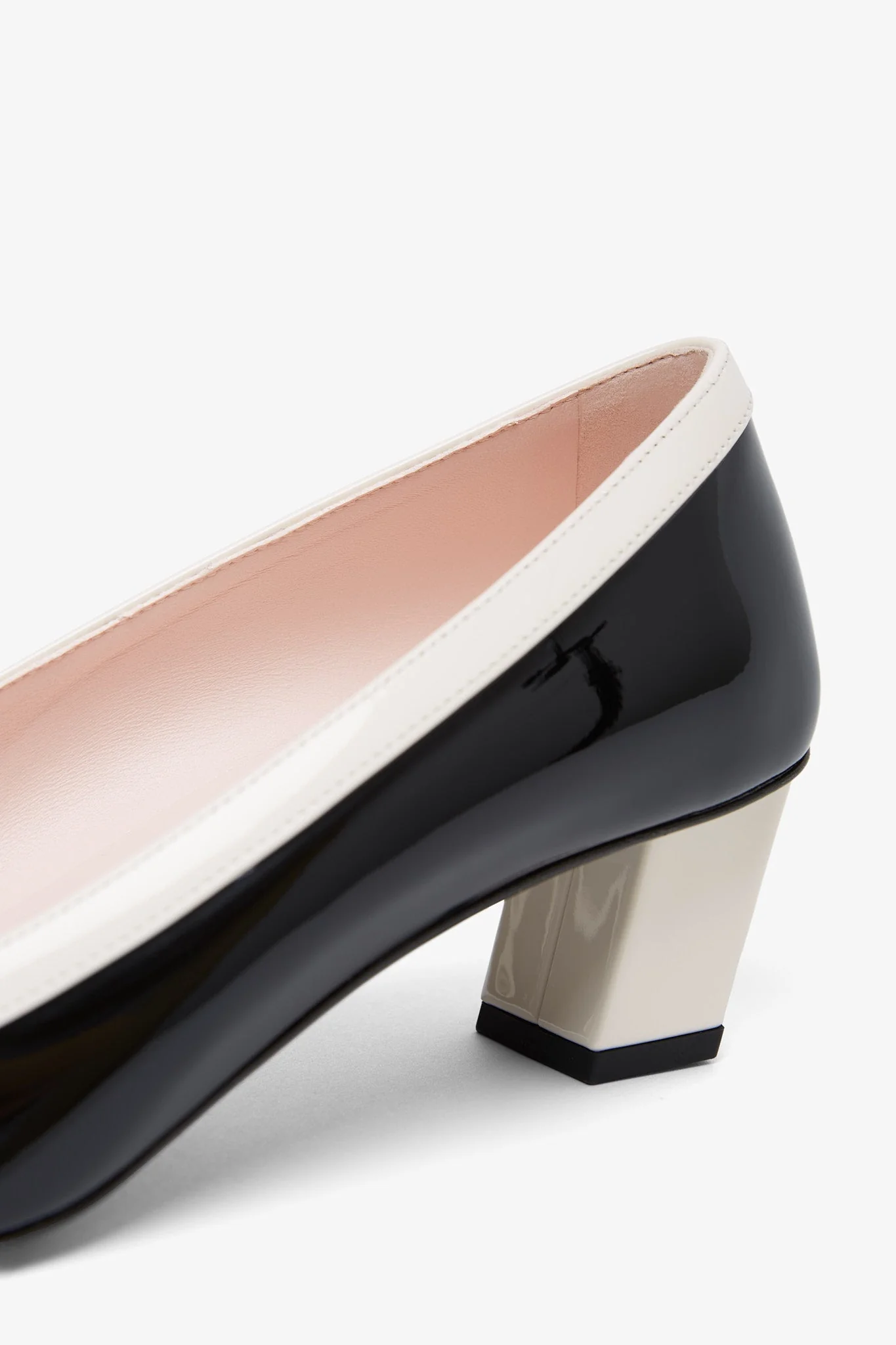 Belle Vivier 45 black and white pumps - Image 5
