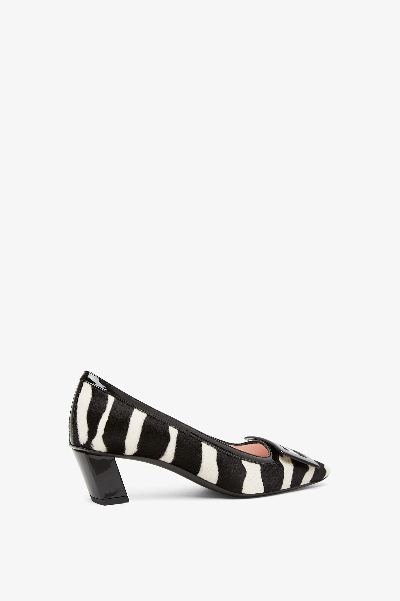 Belle Vivier 45 black and white pumps - Image 3