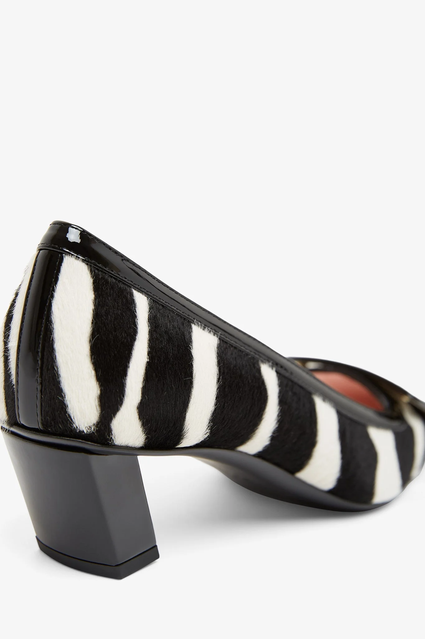 Belle Vivier 45 black and white pumps - Image 4