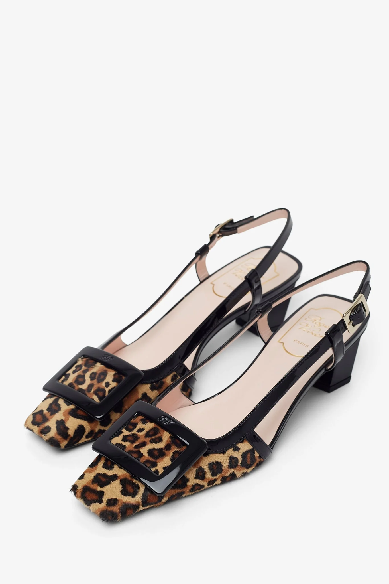 Belle Vivier 45 leopard slingbacks - Image 4