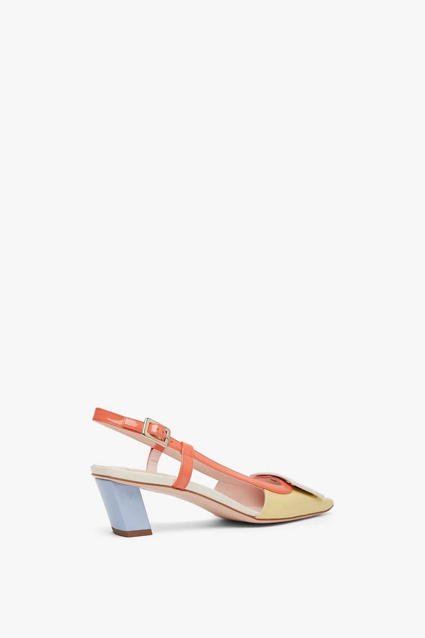 Belle Vivier 45 patent slingback pumps - Image 3